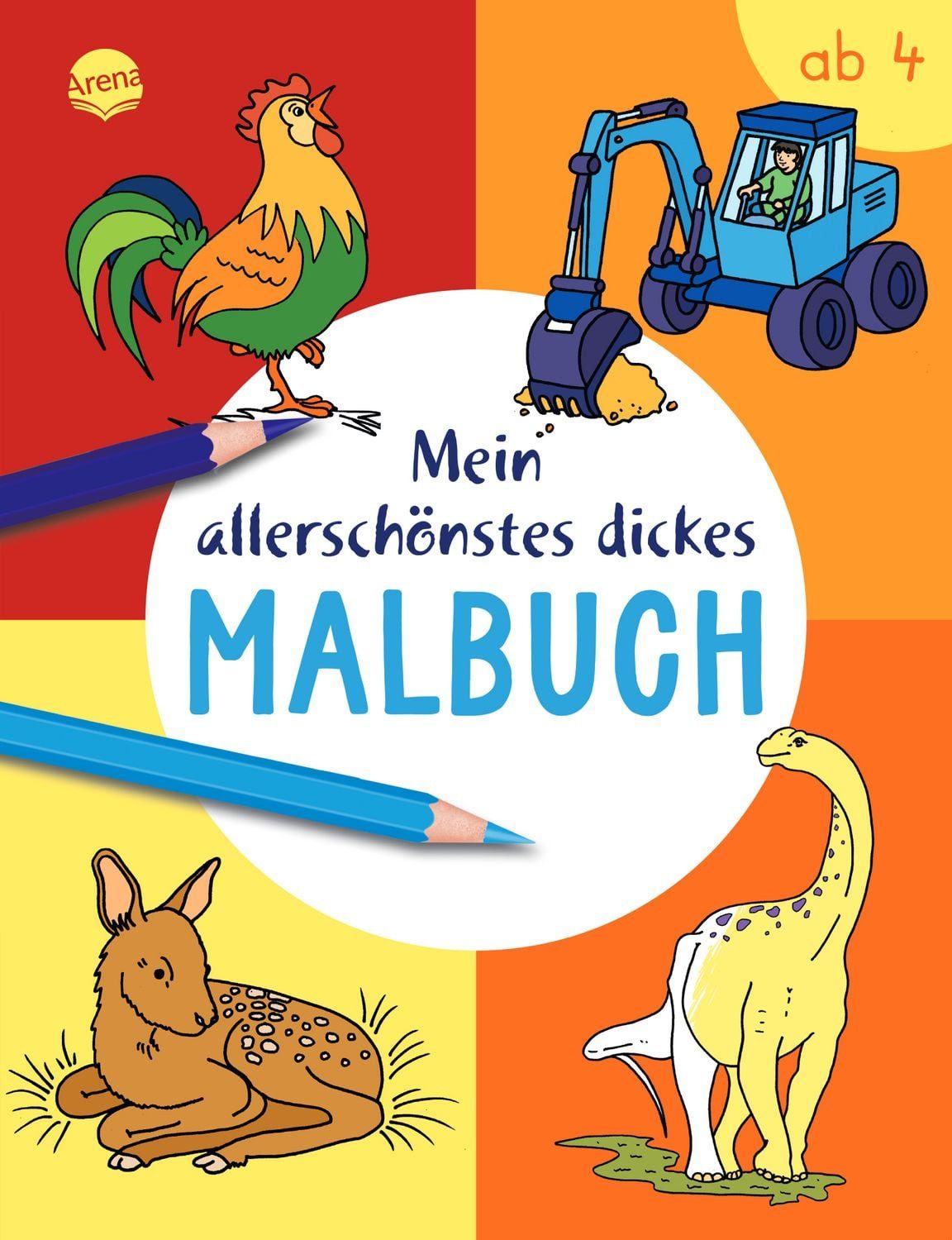 Mein allerschönstes dickes Malbuch / Birgitta Nicolas, Jörn Rau
