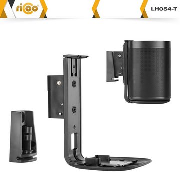 RICOO LH054-T Lautsprecher-Wandhalterung, (1-tlg., Wandhalter für SONOS ONE, SL & Play:1 Lautsprecher schwenkbar neigbar)