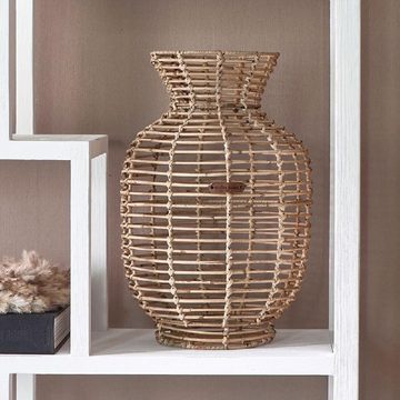 Rivièra Maison Skulptur Dekorationsobjekt Egelantier Vase Rustic Rattan