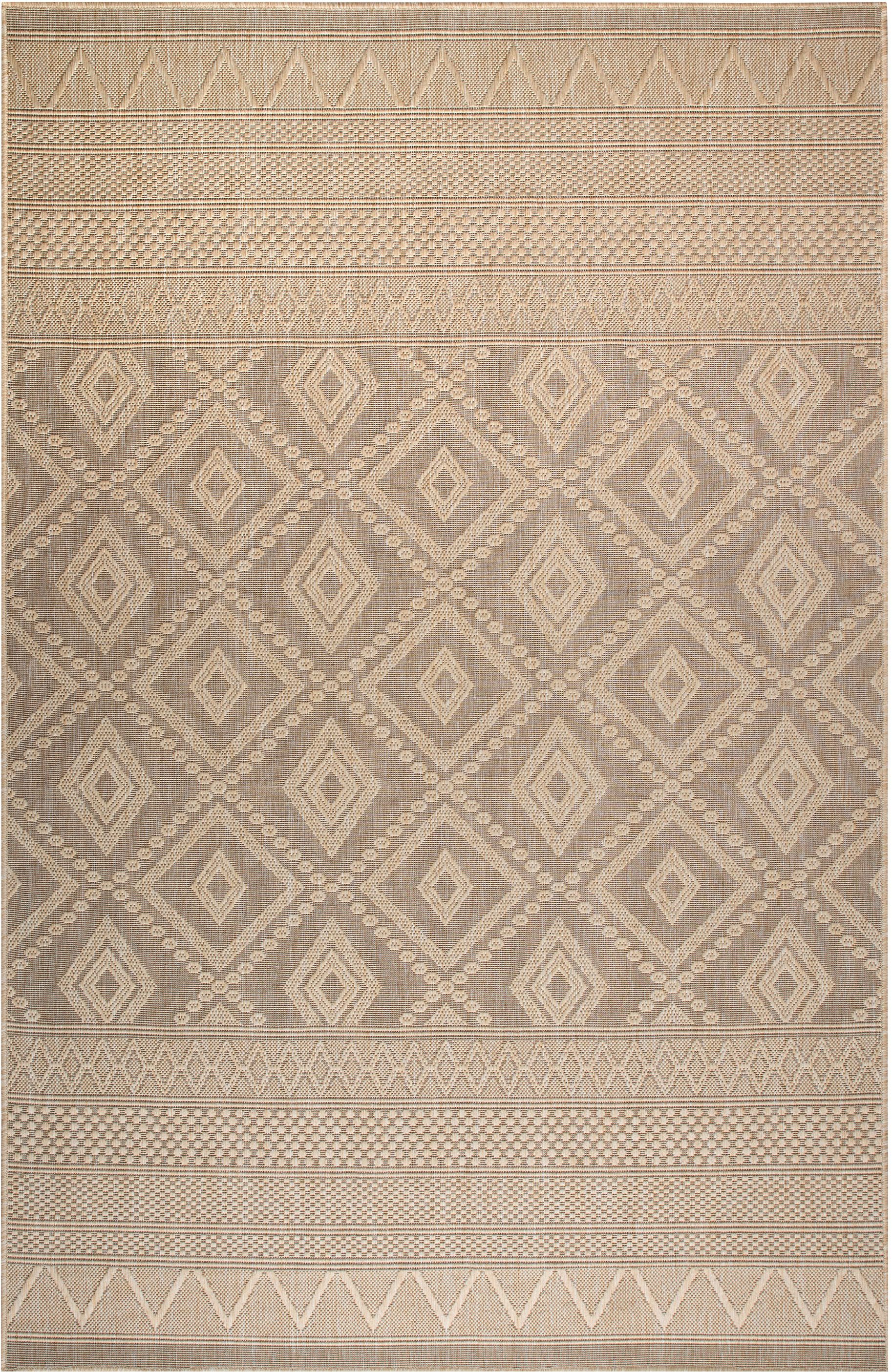 OTTO home Teppich Toronto auch als Läufer erhältlich, rechteckig, Höhe: 3 mm, In- und Outdoor geeignet, Sisal-Optik, Wetterfest & UV-beständig, Boho – Bild 2 von 5