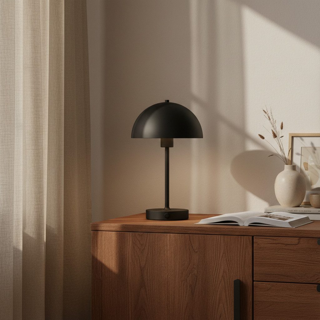 skølm Tischleuchte Aeriala mit Akku, Schwarz, günstig online kaufen