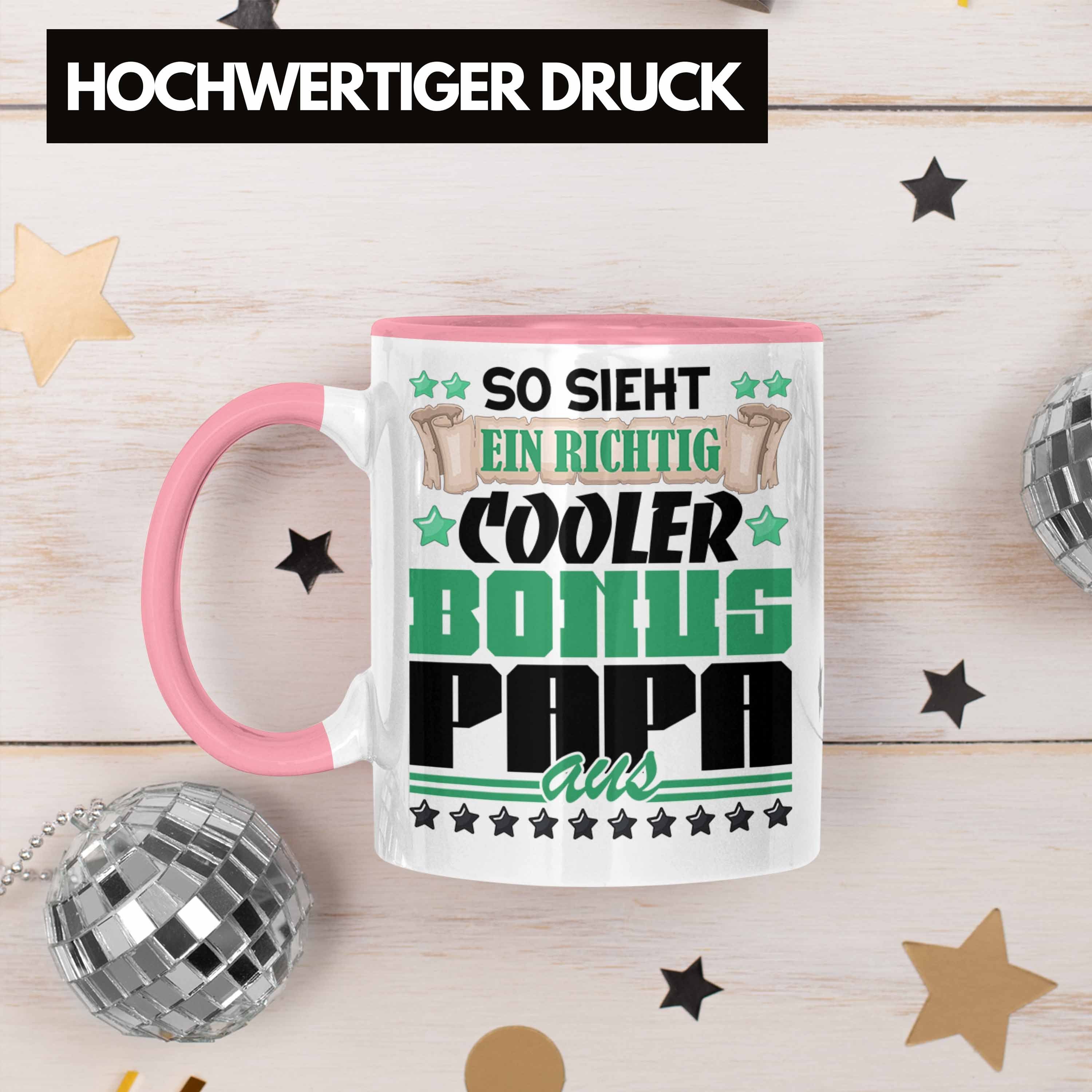 Tasse an Spruch Kindern Sieht So Stiefvater Rosa Geschenk von Stiefvater Trendation E Tasse