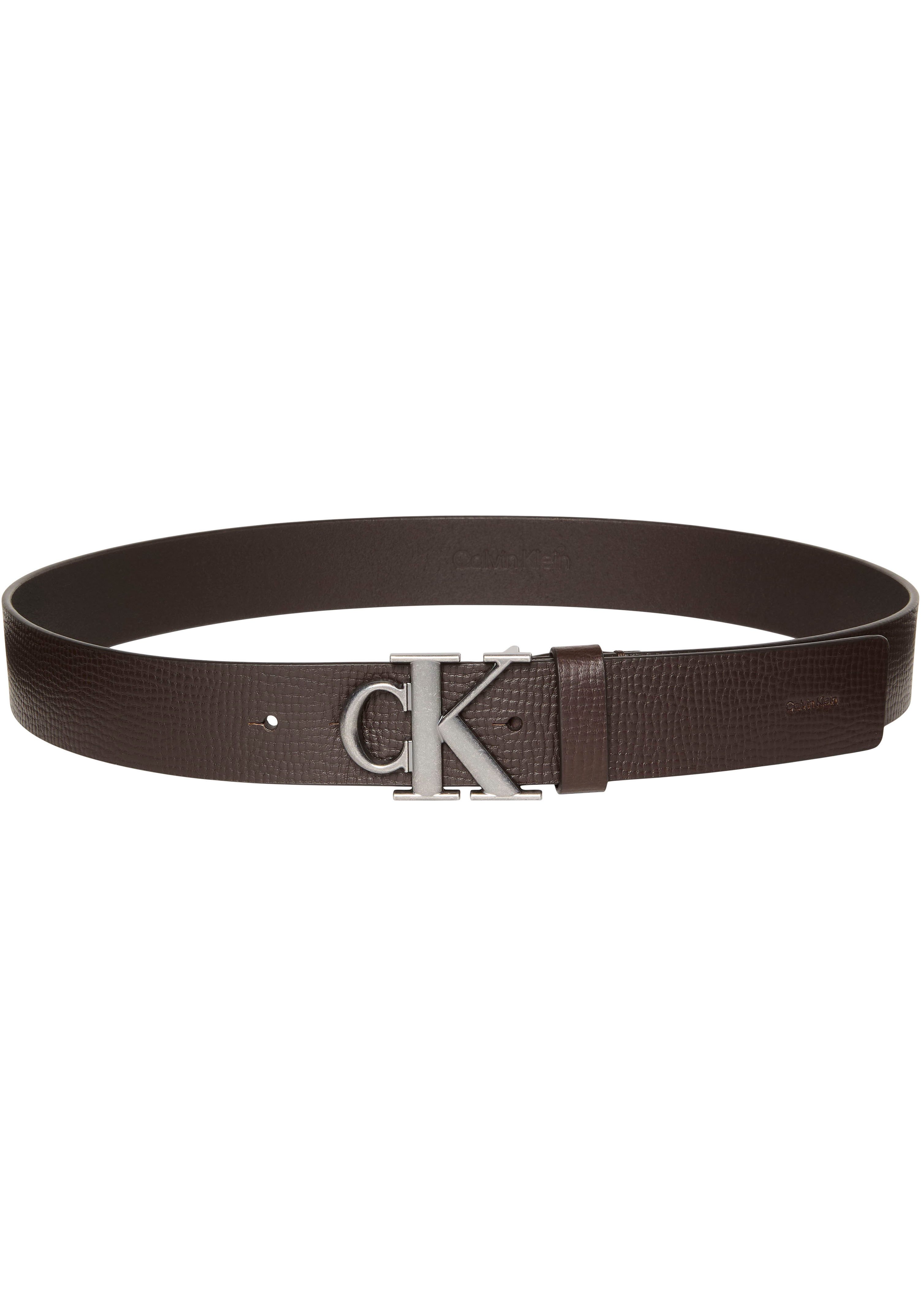 Calvin Klein Jeans Ledergürtel CK BUCKLE 40MM FIXED Größenverstellbar mit Metallschließe – Bild 2 von 5