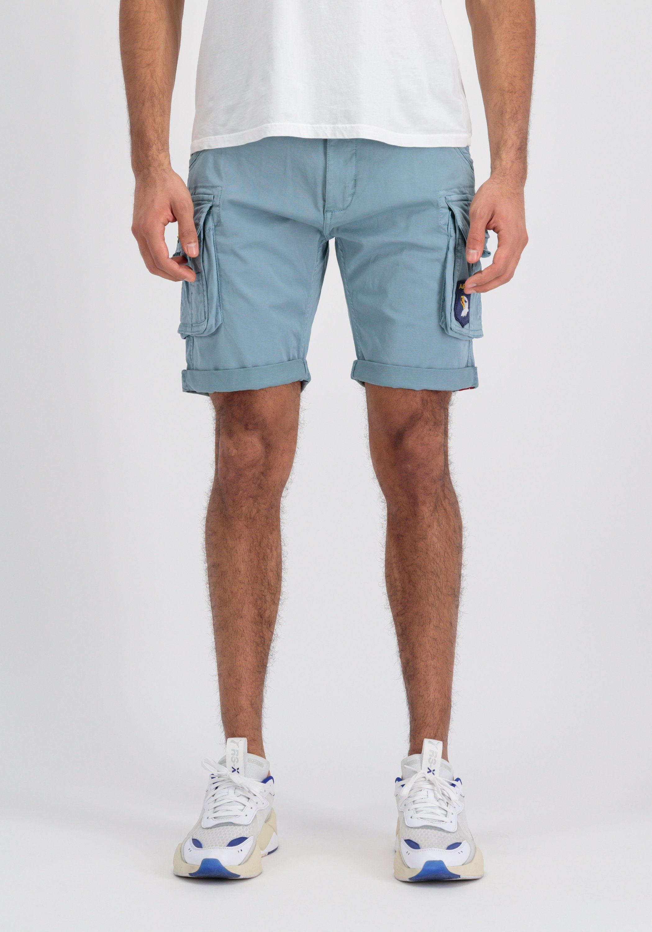 Alpha Patch Men Industries Crew greyblue Shorts Alpha Shorts - Industries Short