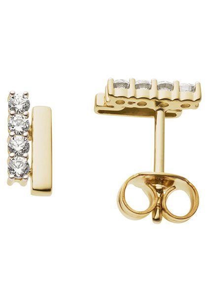 Paar Ohrstecker Schmuck Geschenk Gold 333 Ohrschmuck