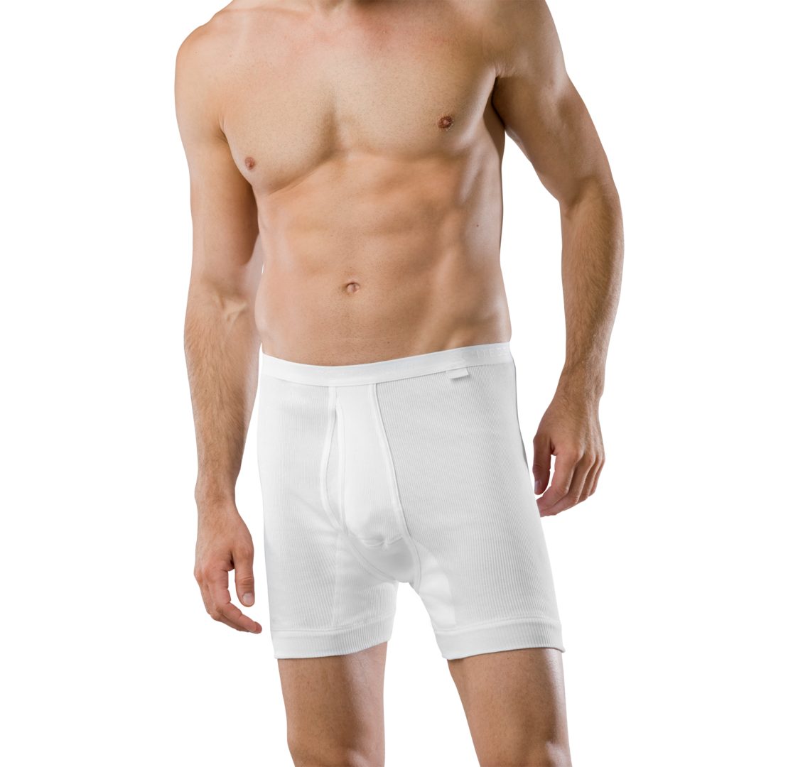 Langer Boxer 2er Pack Doppelripp