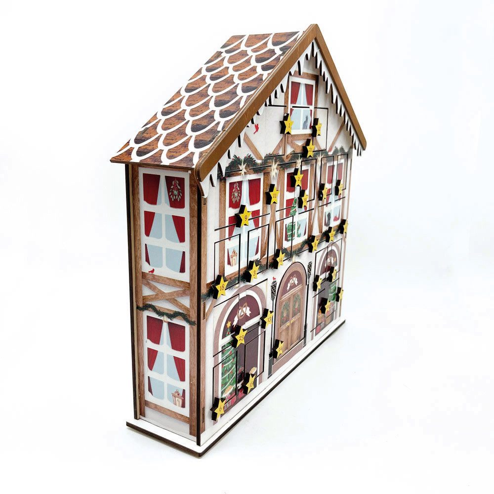 Musicboxworld Spieluhr Adventskalender Weihnachtshaus