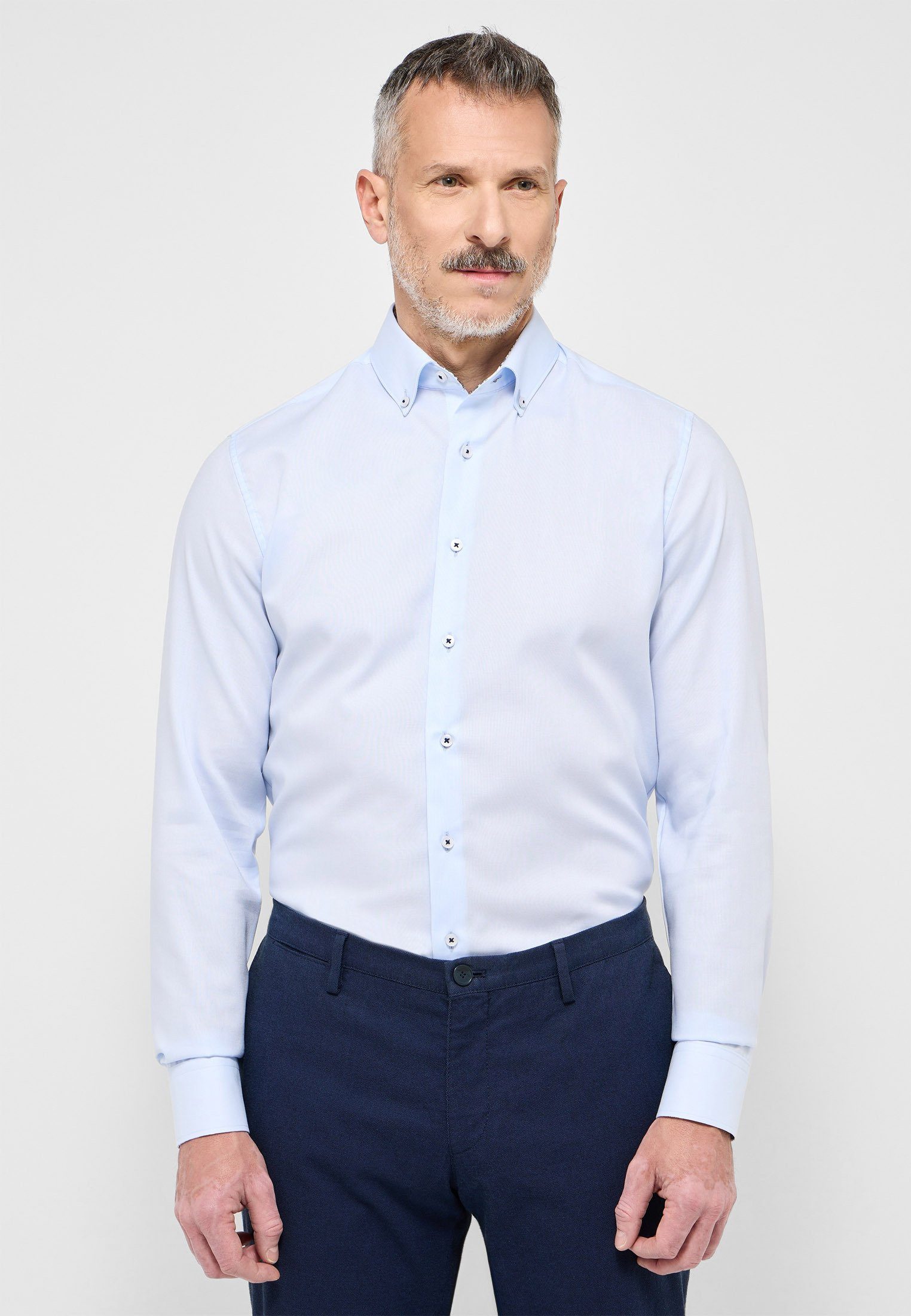 Eterna Langarmhemd SLIM FIT günstig online kaufen