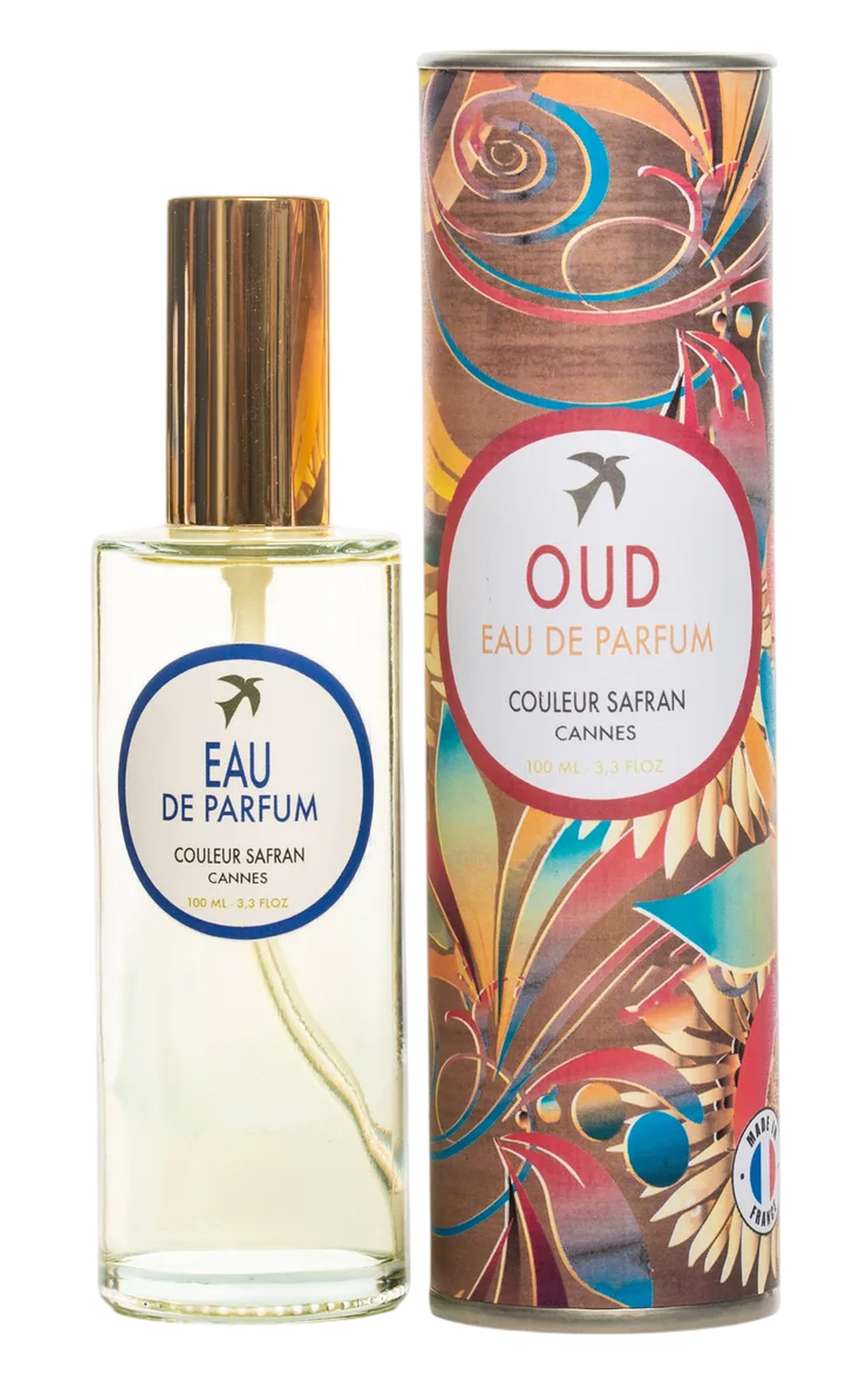 COULEUR SAFRAN CANNES Eau de Parfum OUD EDP Herren Spray aus Frankreich, Französisches Parfum aus Grasse – Duft von der Côte d’Azur