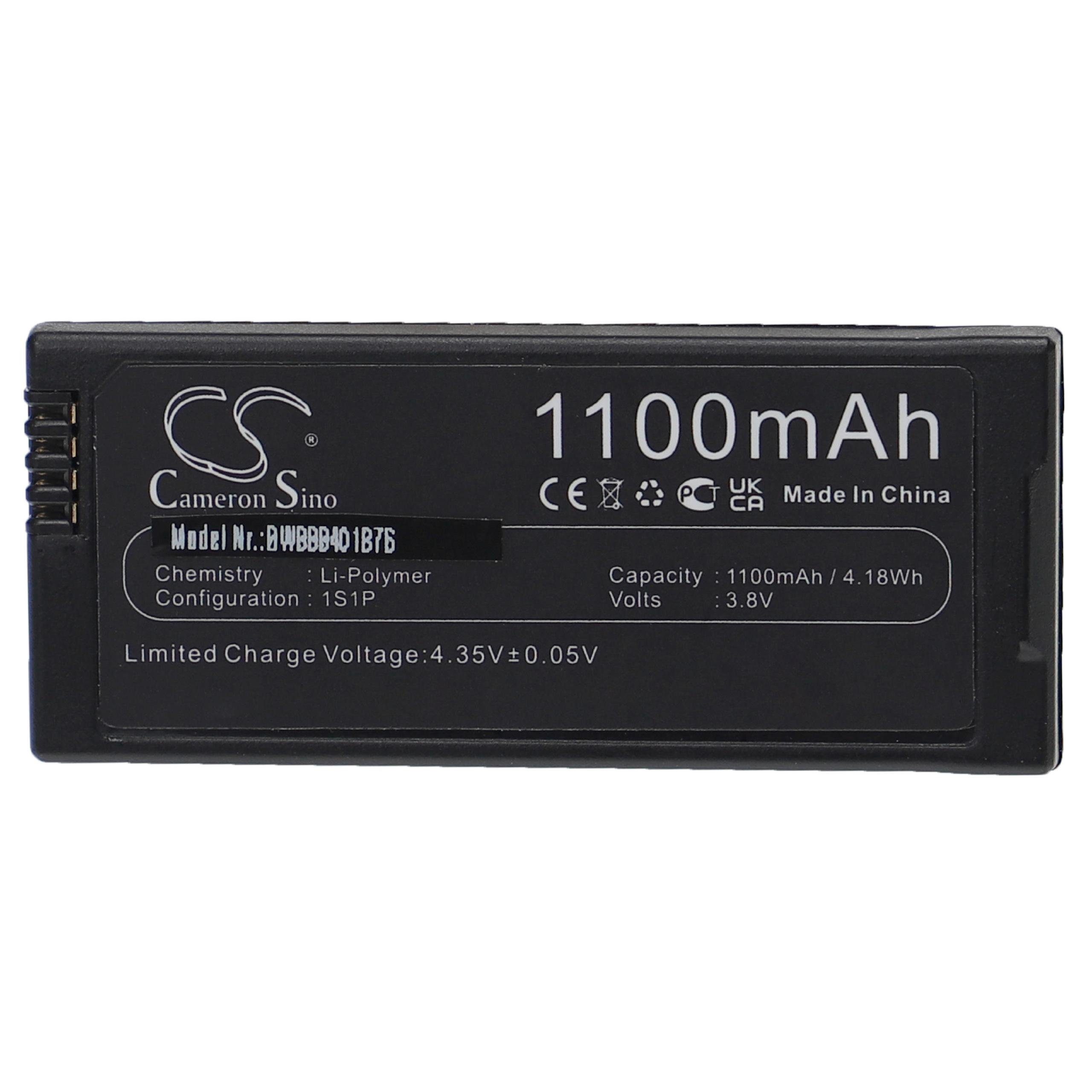 vhbw Akku Ersatz für DJI T01 für Drohne / Modellbau Drohne (1100 mAh, 3,8 Drohnen-Akku Akku Li-Polymer 1100 mAh (3,8 V, 1 St), Leistungsfähiger Austausch-Akku für Drohne, Wiederaufladbar, Jede