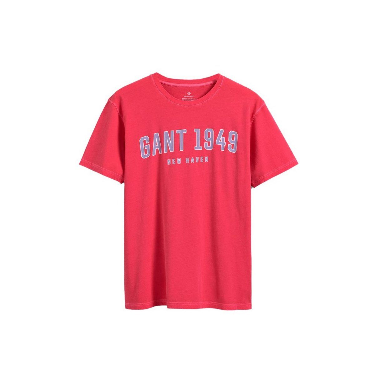 T-Shirt Pink Gant regular fit (1-tlg) Watermelon pink