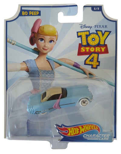Hot Wheels Spielzeug-Auto Mattel GCY58 Hot Wheels Disney Toy Story 4, Bo Peep Fahrzeug im Maßsta