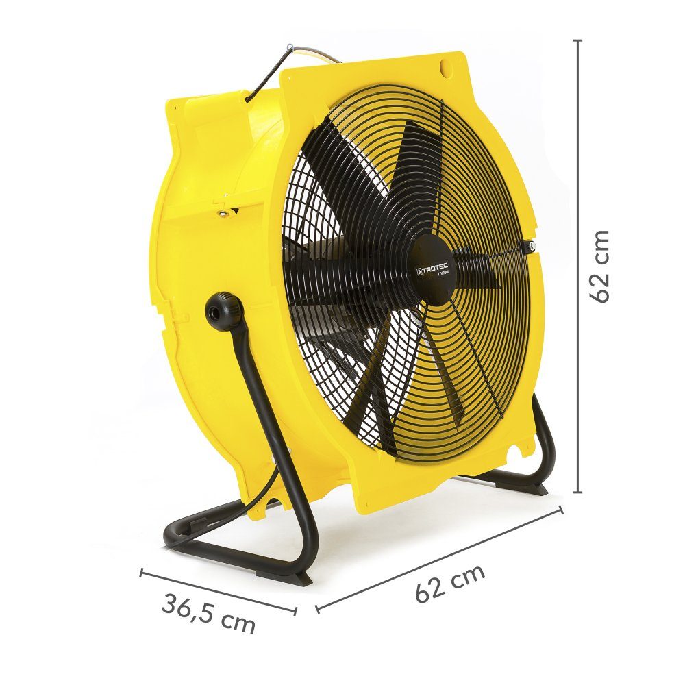 TROTEC Bodenventilator Axialventilator TTV (IP55) Spritzwassergeschützt 7000