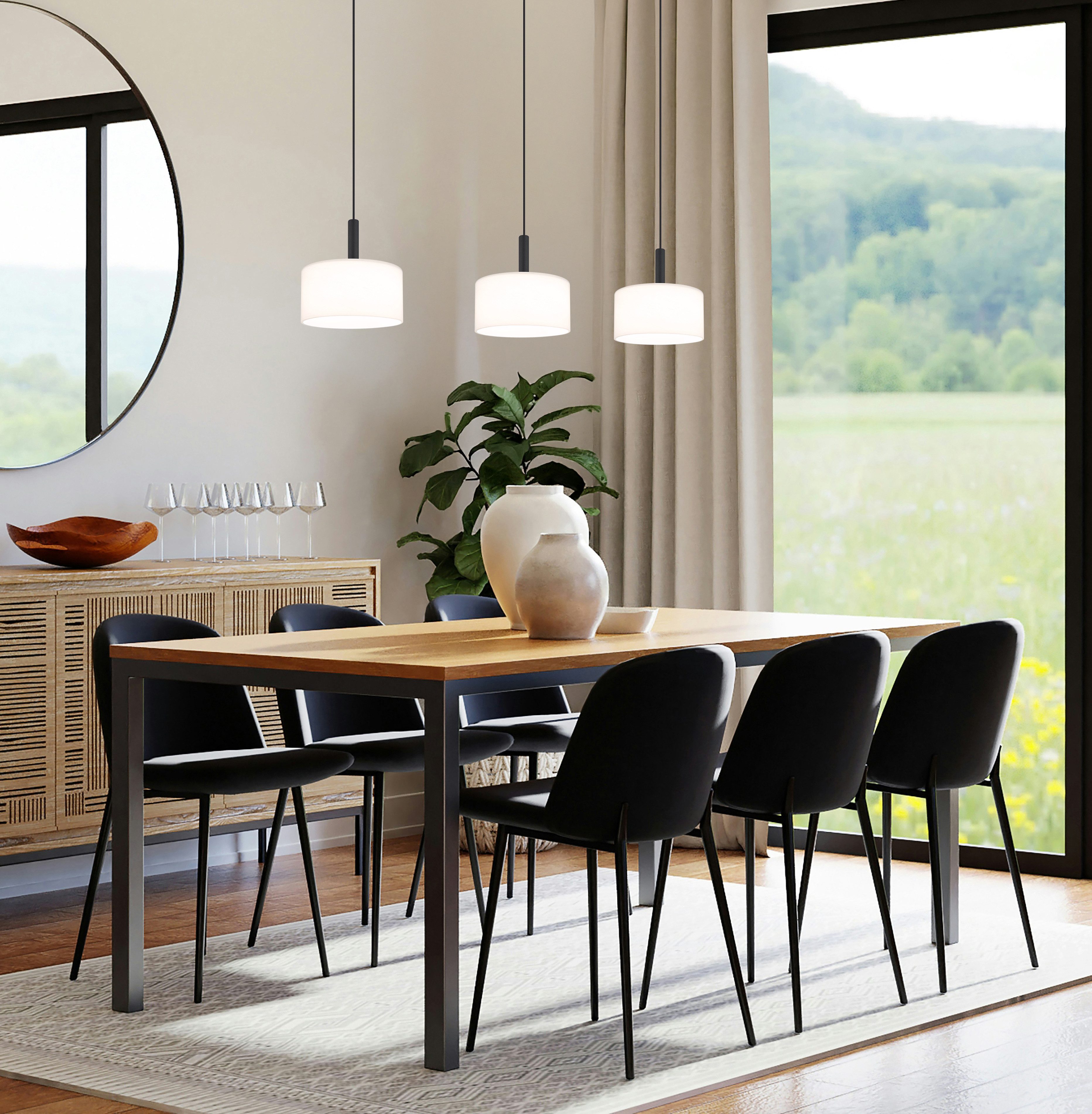 GLOBO LIGHTING LED Pendelleuchte TRENTON, Memoryfunktion, LED fest integriert, Hängelampe/Hängeleuchte/Wohnzimmer/Esstisch/elegant