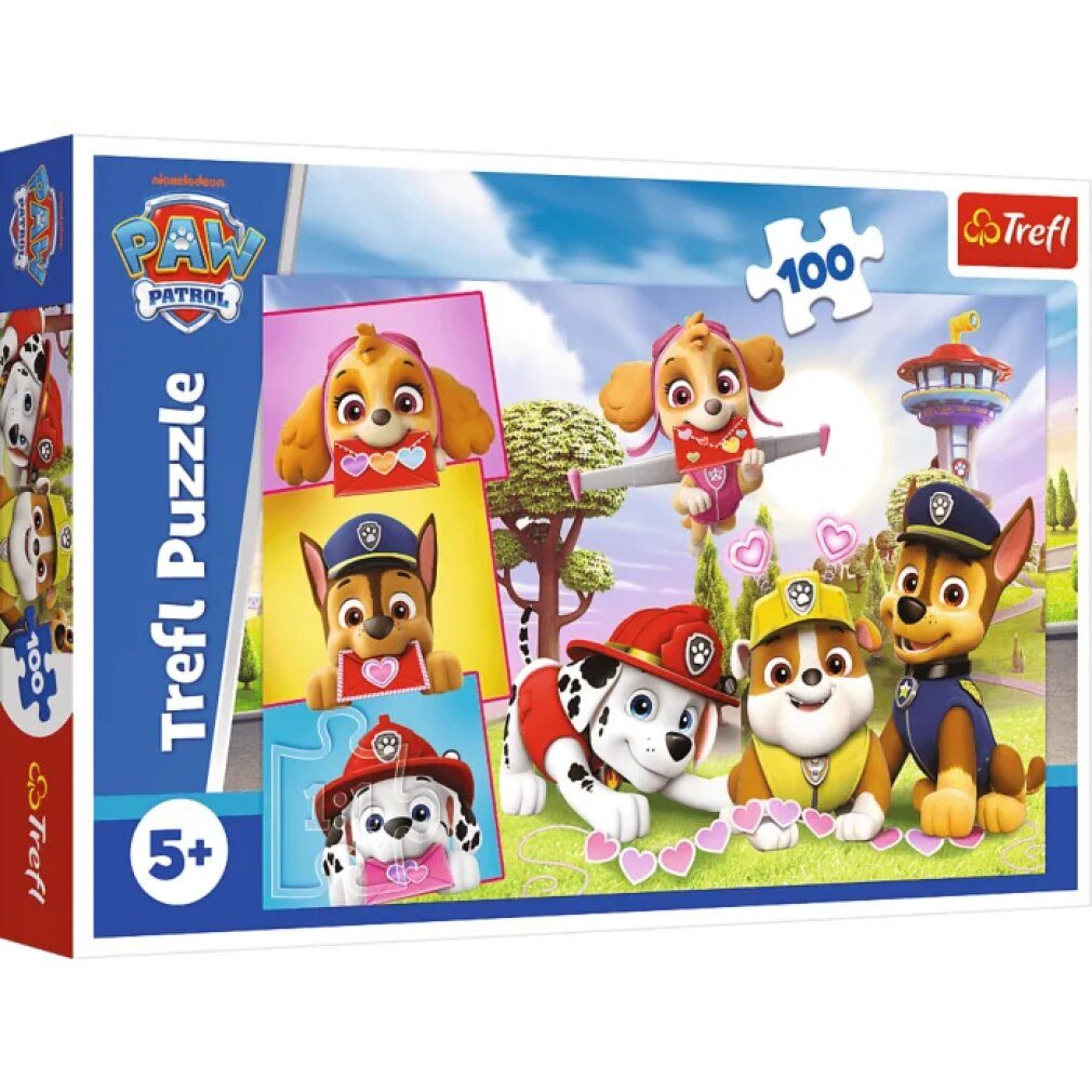 Trefl Puzzle Puzzle - 100 - Furchtlose Mädchen - Paw Patrol - 16520, Puzzleteile