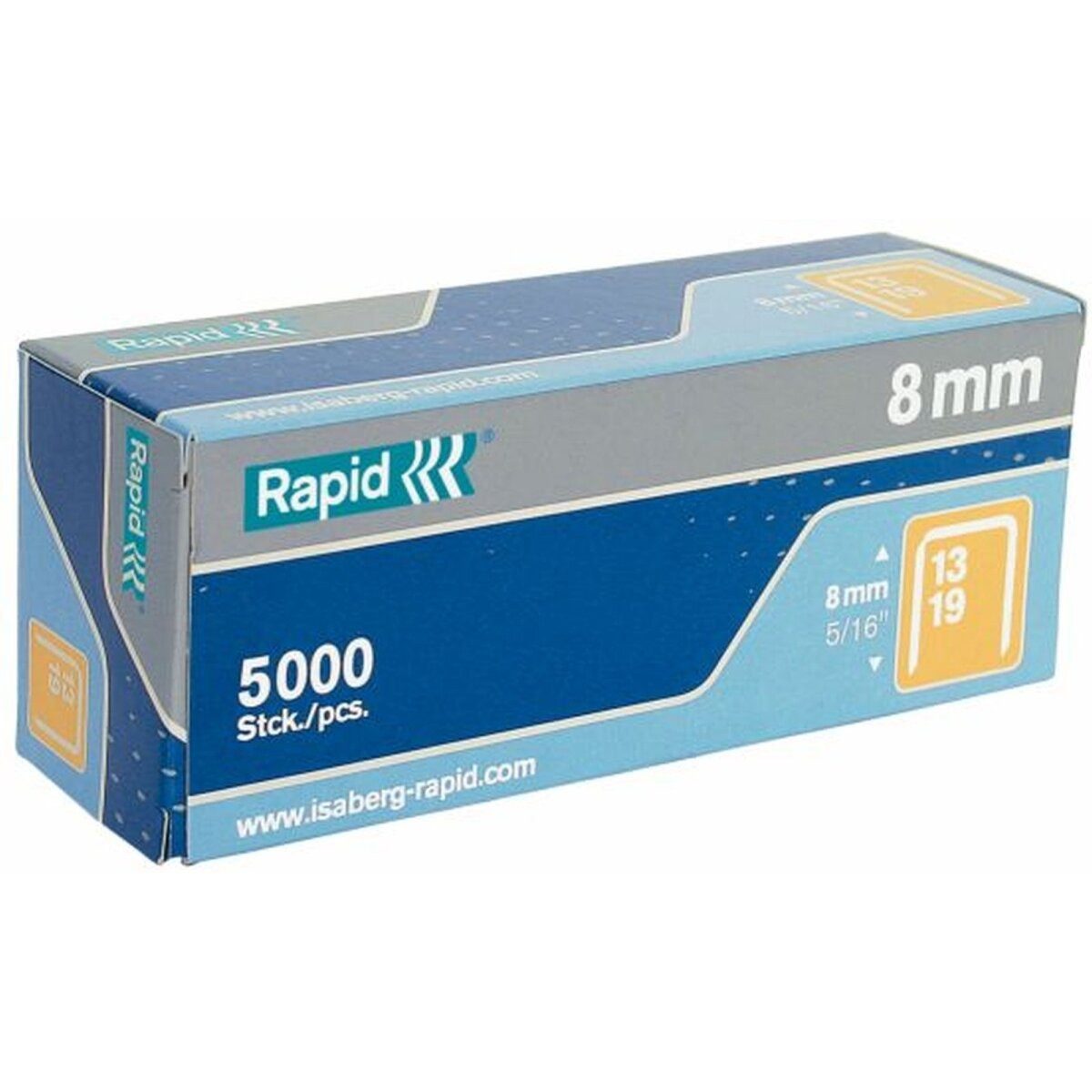 Rapid Heftklammer Heftklammern 13/8mm verzinkt VE=5000 Stück