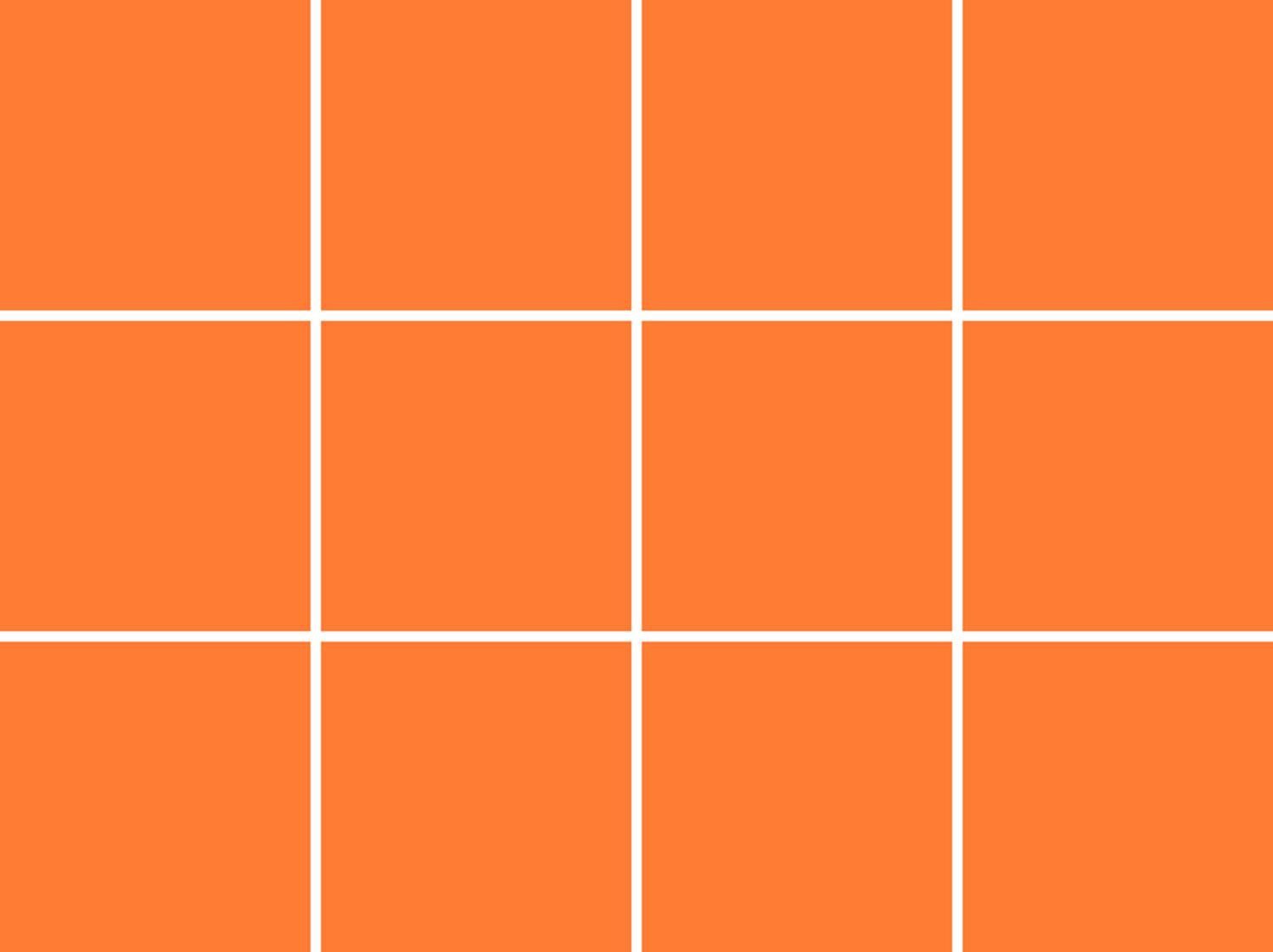queence Fliesenaufkleber Orange (12 St), Stickerfliesen, günstig online kaufen