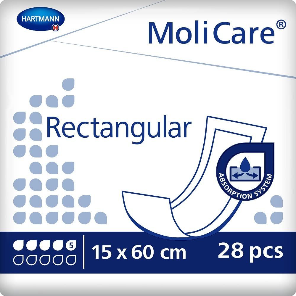 PAUL HARTMANN AG Inkontinenzslip MoliCare Rectangular 5 Tropfen, 15x60, Packung