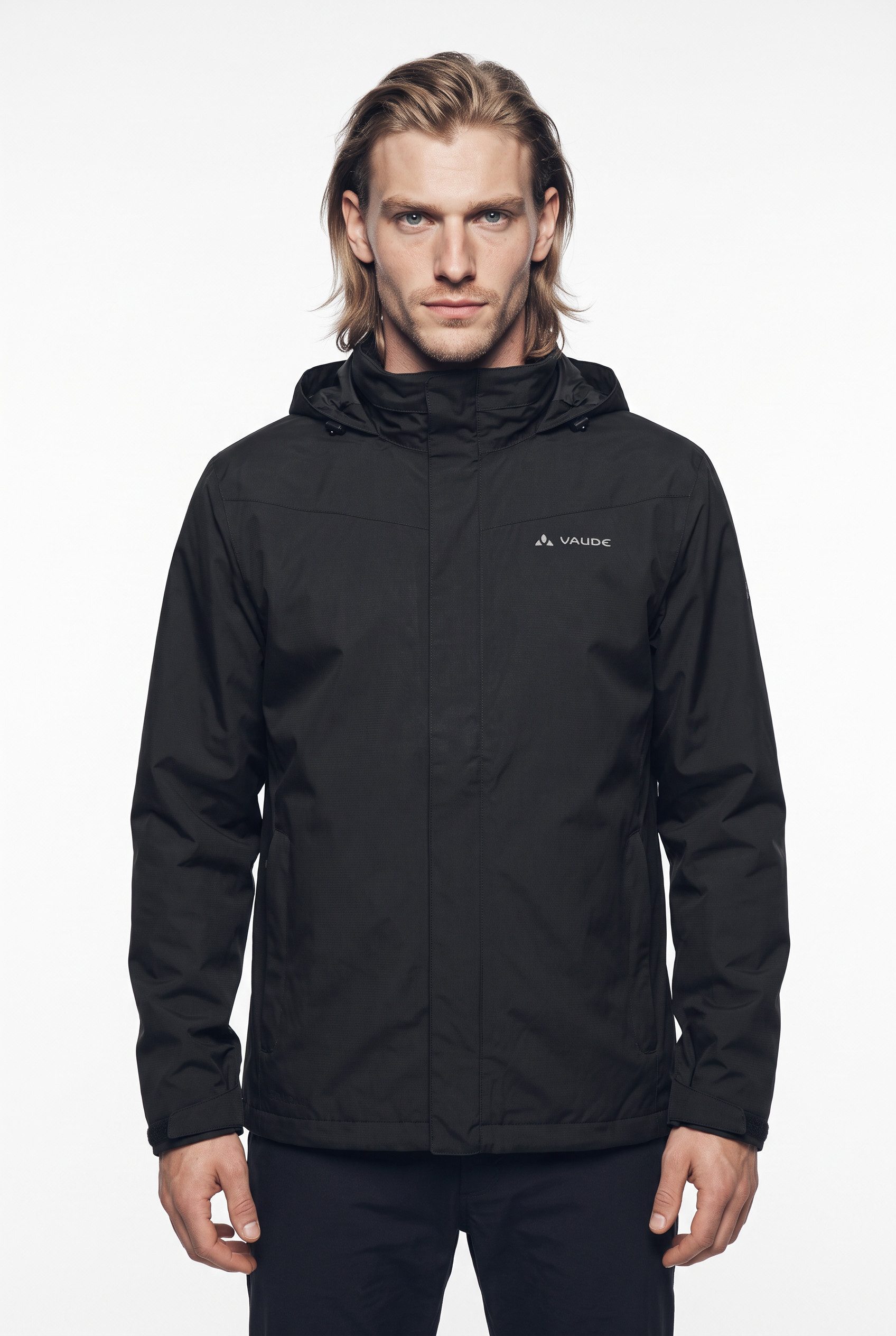 VAUDE Fahrradjacke Men's Escape Bike Light Jacket mit leichtem Material, mit Reißverschlusstaschen