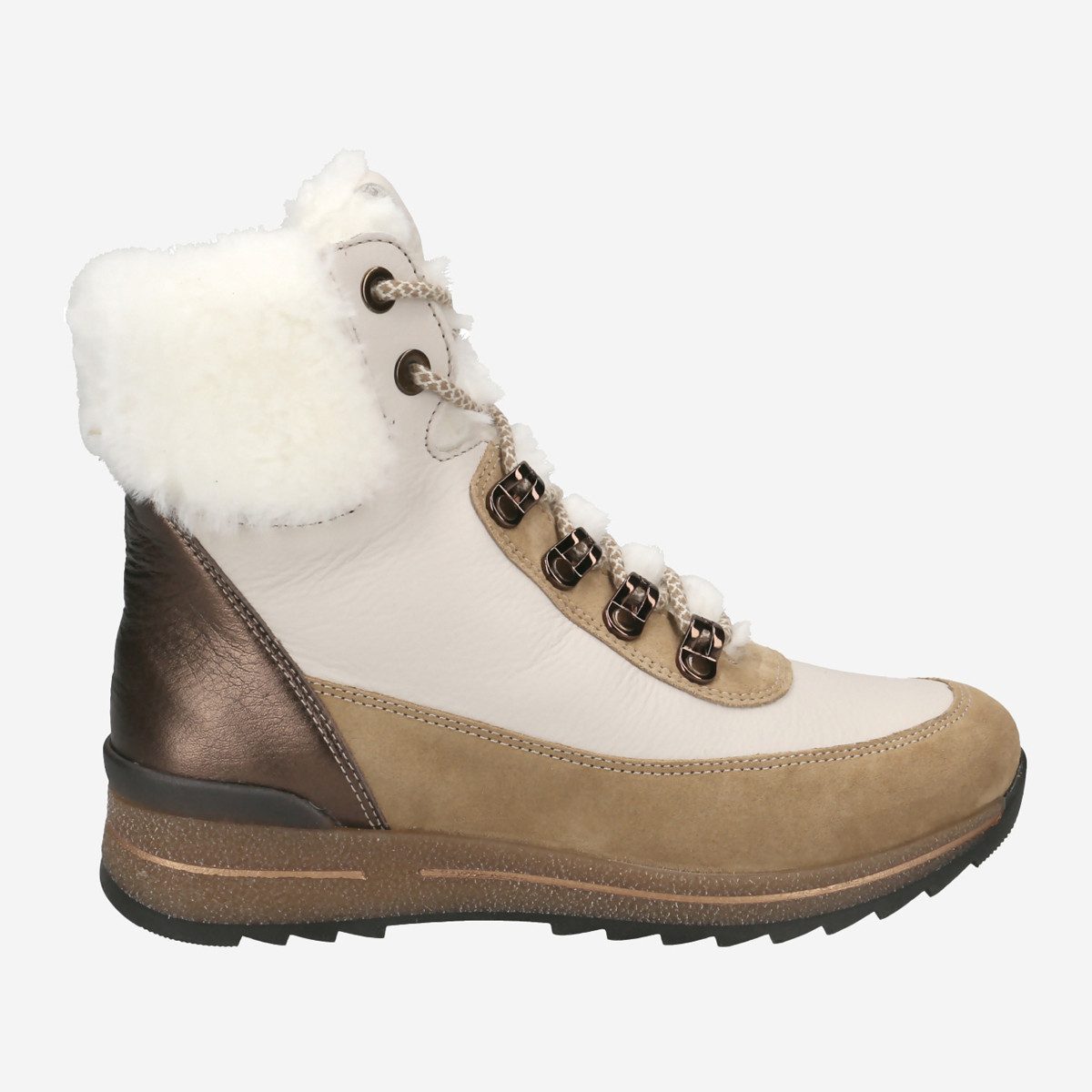 Ara 24505-11 OSAKA, Boots, Warmfutter in Beige für Damen Stiefel