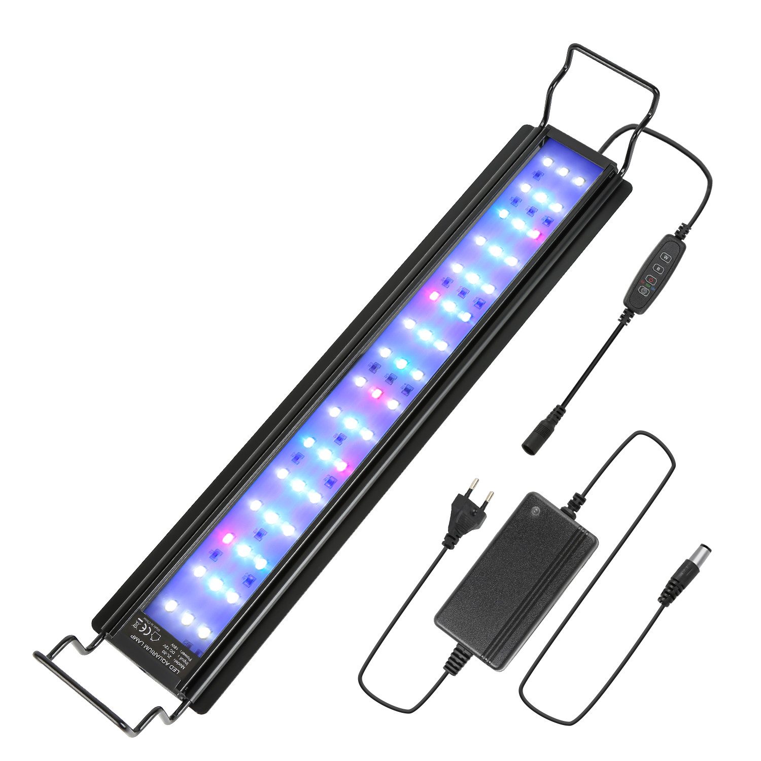 LED Aquariumleuchte 10-45W LED Aquarium mit timer Lampe Fisch Tank RGB 30-130cm