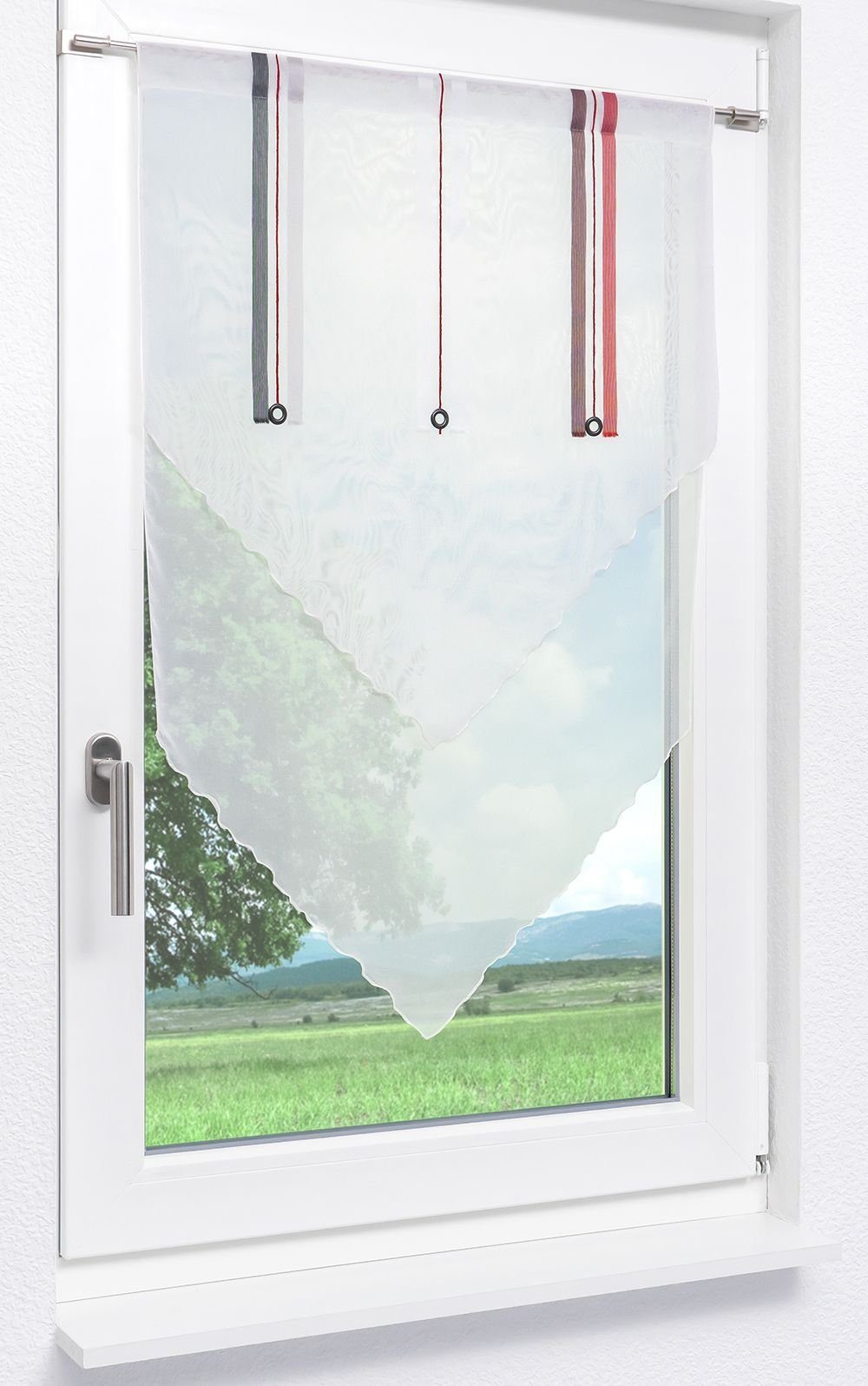 Scheibengardine Scheibenhänger Sarina, HxB transparent, LYSEL®, St), (1 90x60cm