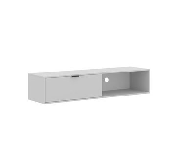DB-Möbel Lowboard TV Unterteil "Somfy" hängend oder stehend. TV Board in weiß
