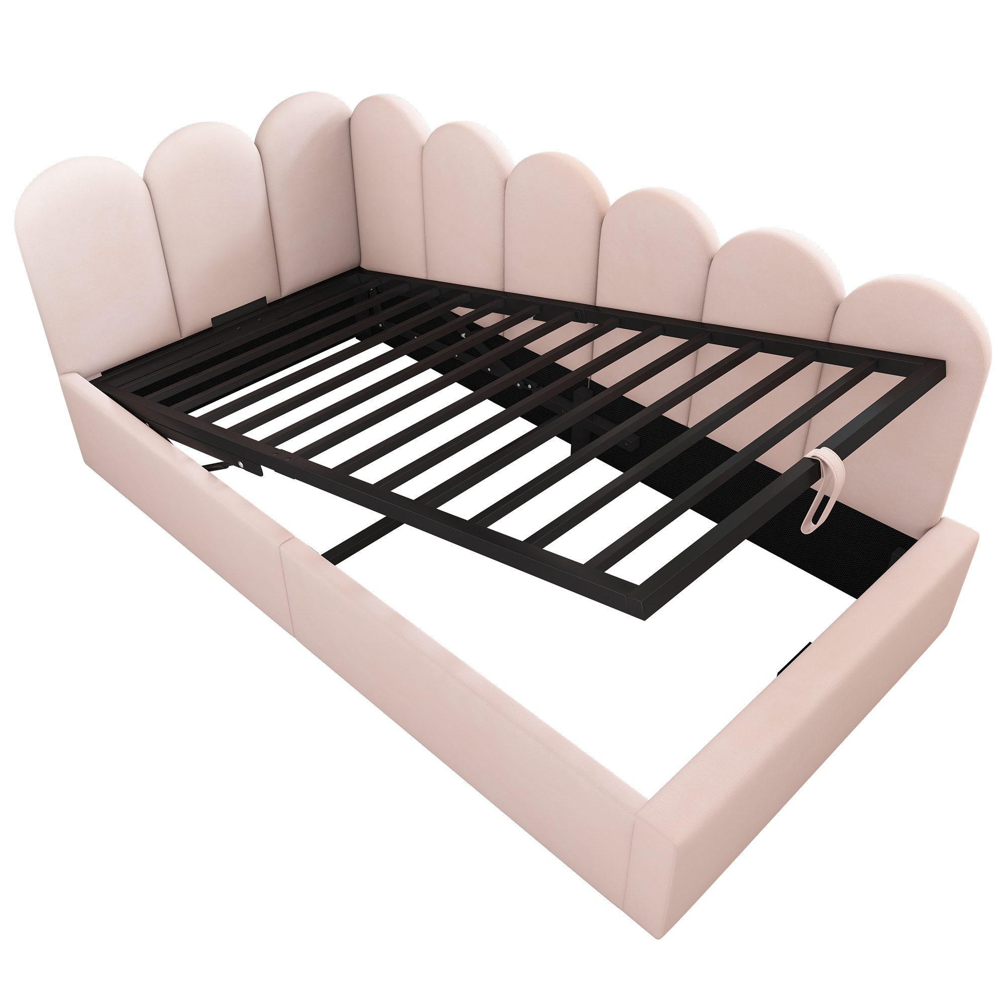 KLAM HOME Polsterbett Kinderbett Daybett 90x190/200cm, günstig online kaufen