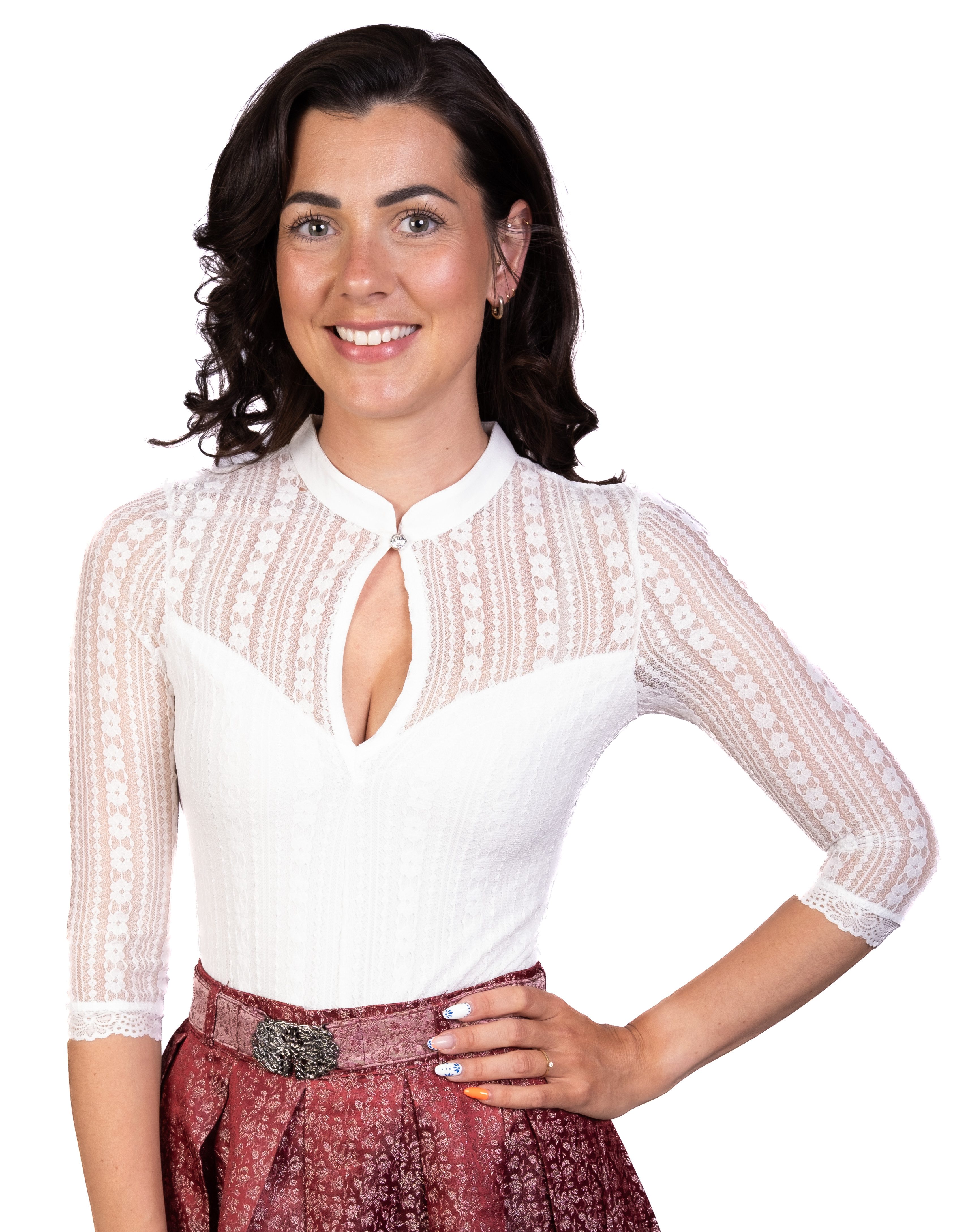 Dirndlbluse Trachtl - HELENE Damen Dirndlbody