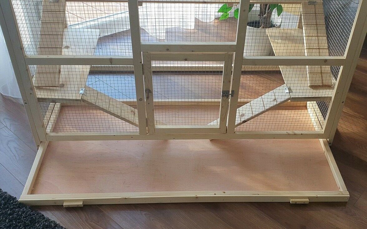 BruKa Kleintierkäfig XXL KRÜMEL Nagerkäfig Hamsterkäfig Stall Meerschweinchen Käfig