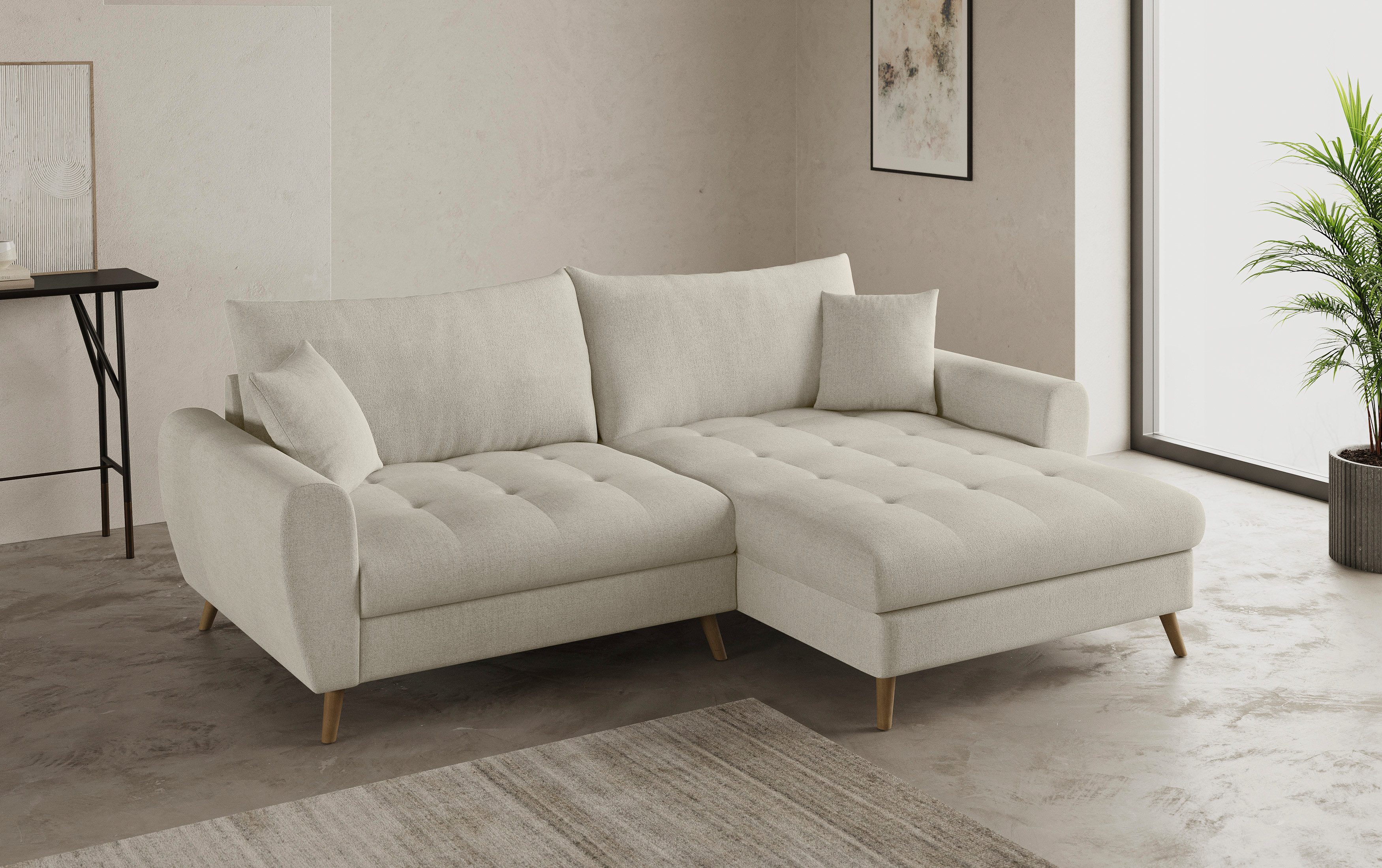 Mr. Couch Ecksofa "Blackburn II L-Form", Wahlweise mit Kaltschaumpolsterung günstig online kaufen