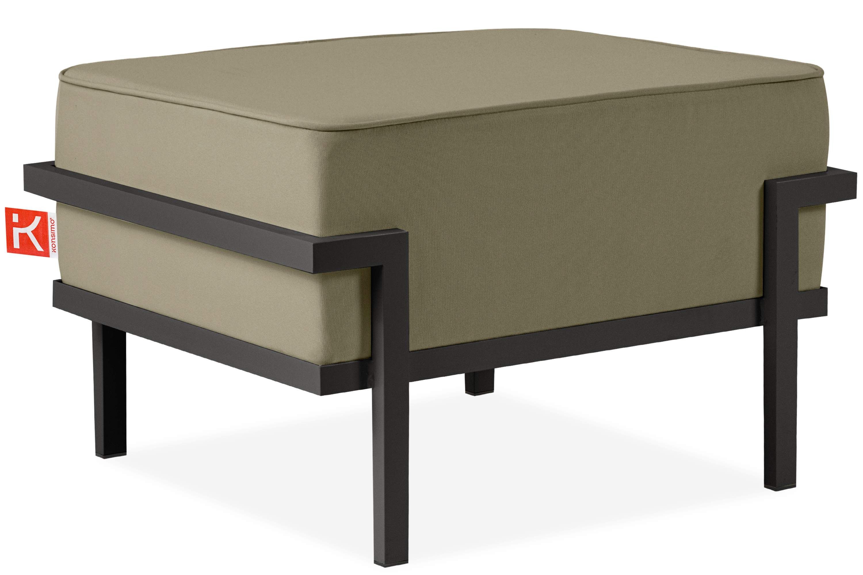 KONSIMO® Gartenlounge-Hocker TRIGLO Garten-Puffs, Gewicht: 10 günstig online kaufen
