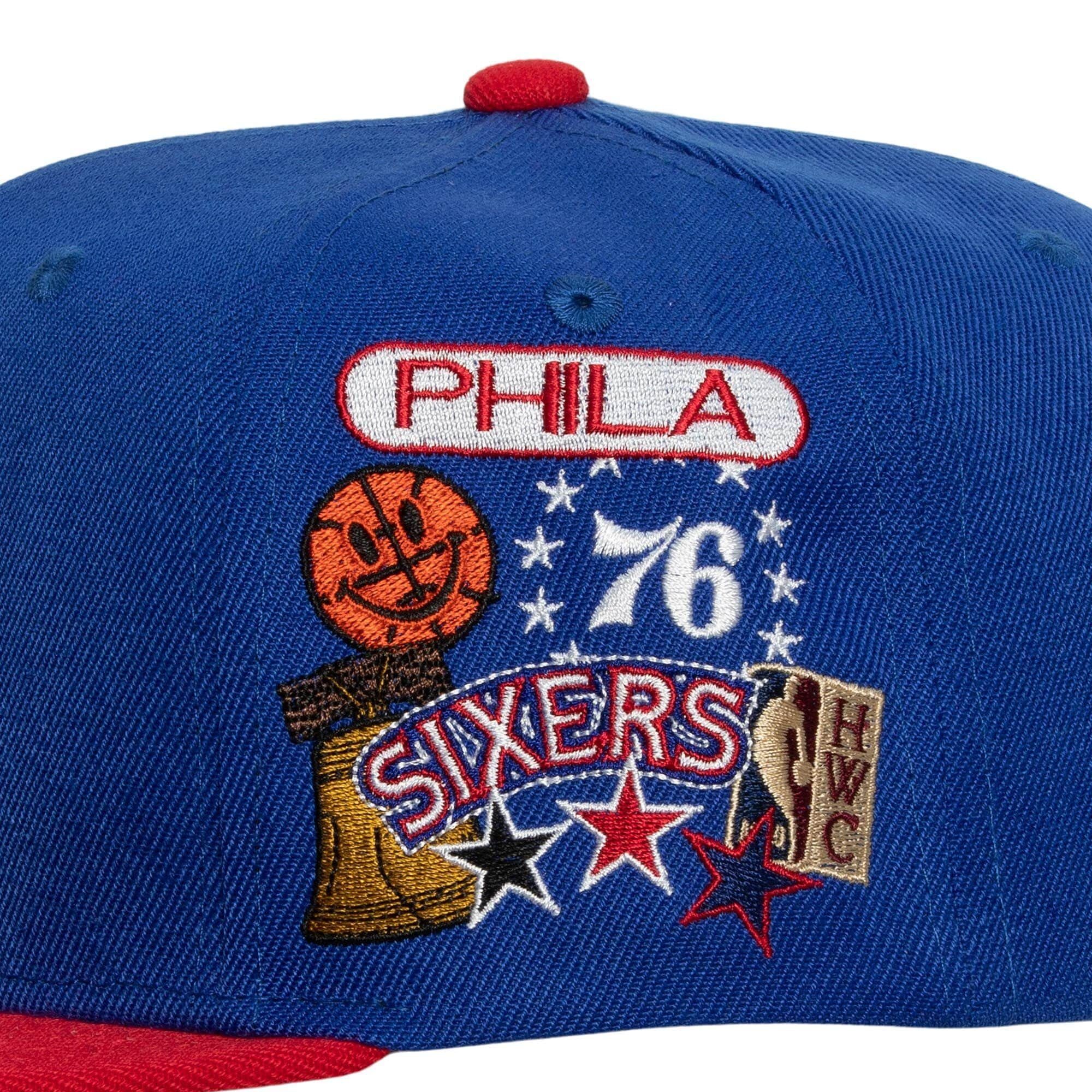 Mitchell & Cap Philadelphia SIDEPATCHES Snapback Ness 76ers