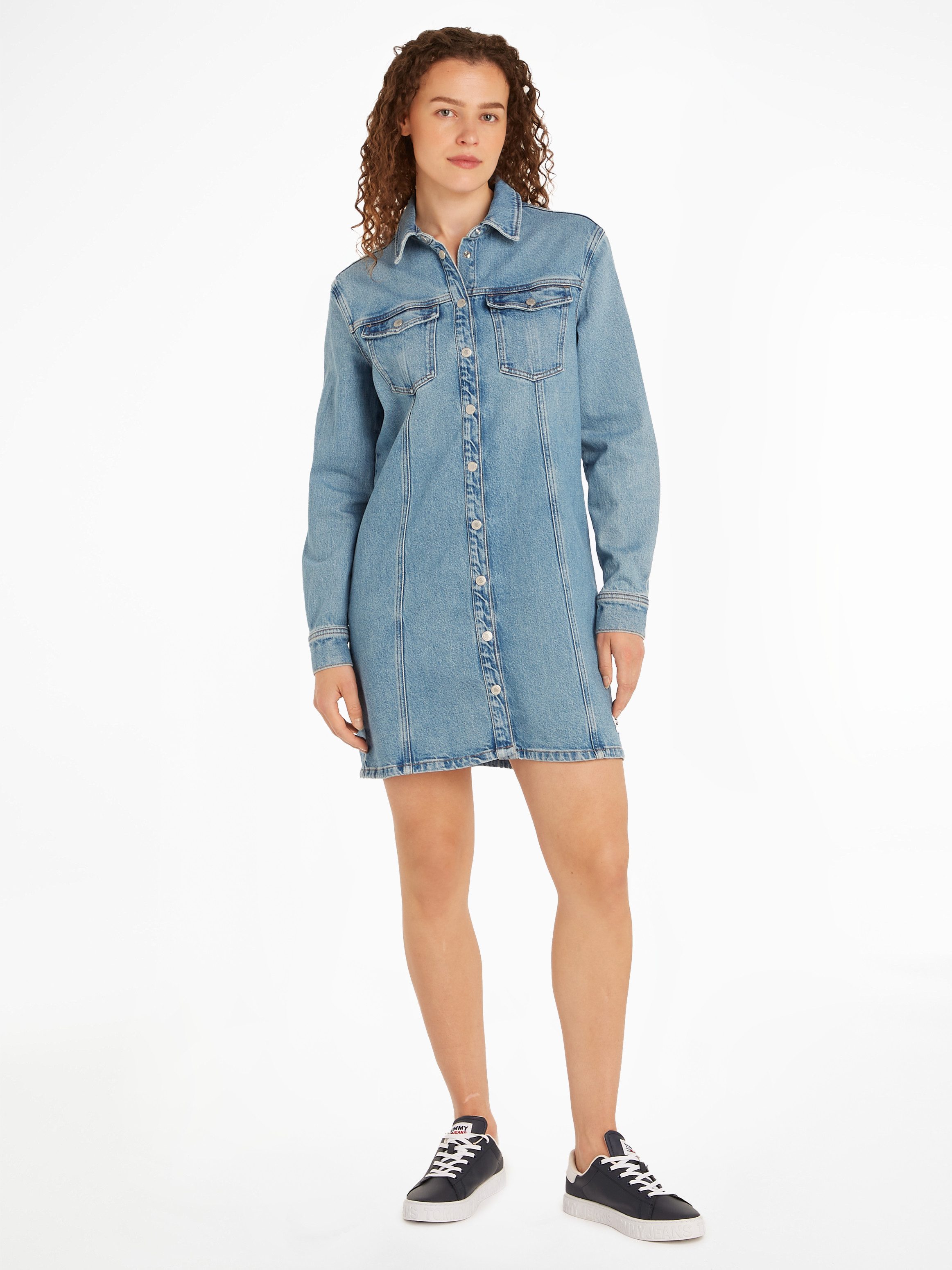 Tommy Jeans Blusenkleid ALINE LS DRESS günstig online kaufen