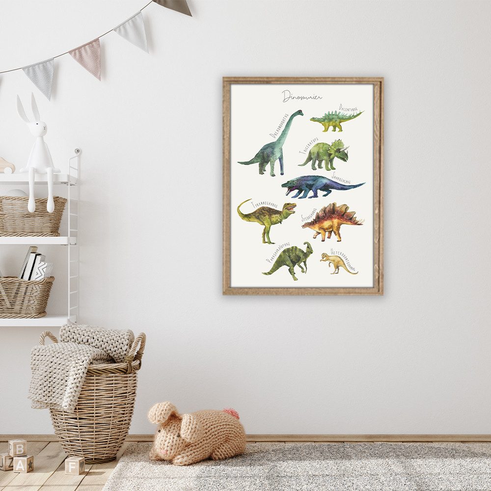 MeinBaby123® Poster Dinosaurier Poster, Dinosaurier Bilder, günstig online kaufen
