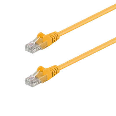 - CONTRAER - »10m CAT5e Netzwerkkabel Patchkabel Ethernet Kabel Netzwerk LAN DSL Kabel gelb« Netzwerkkabel