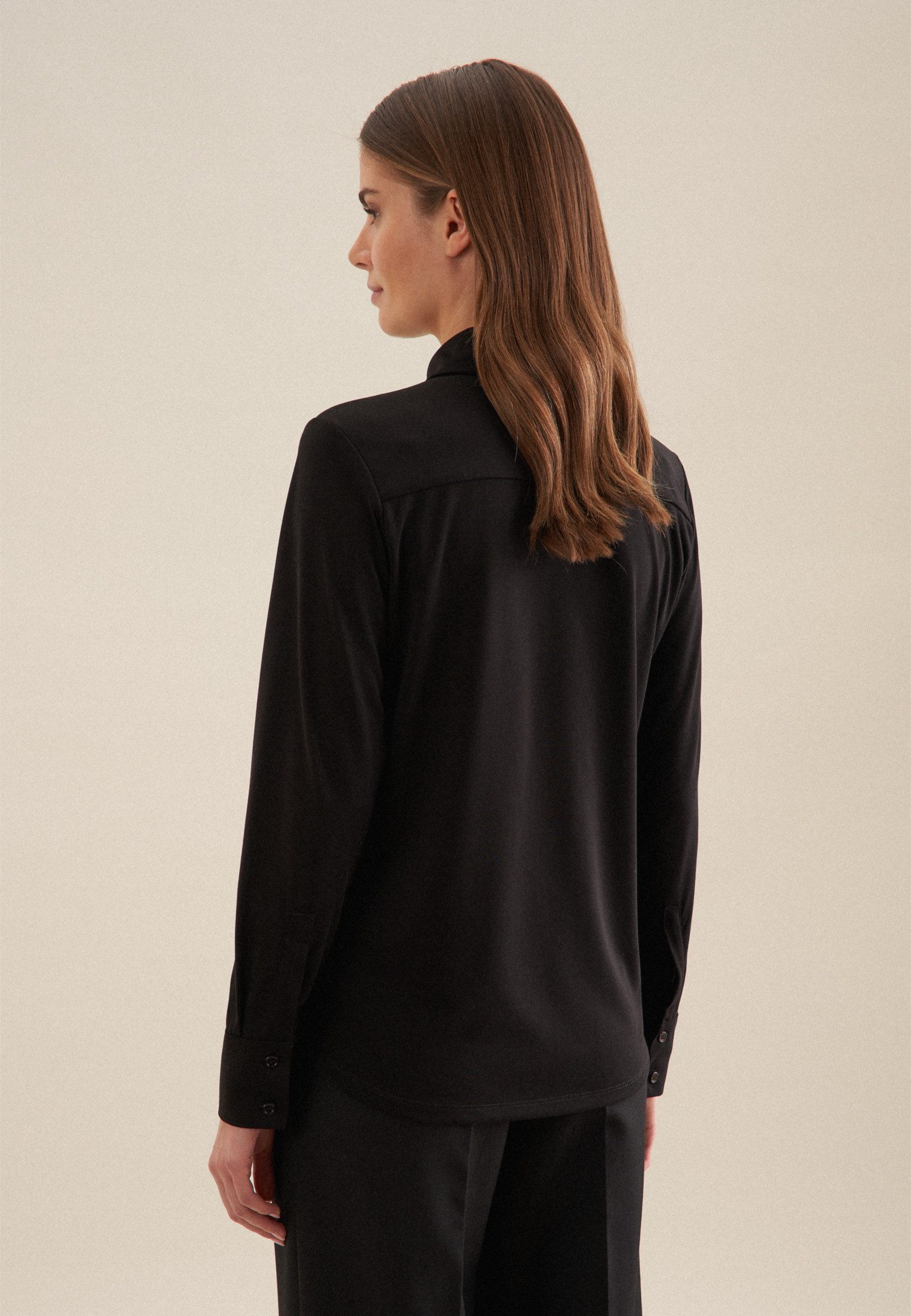 seidensticker Hemdbluse Schwarze Rose 1/1 Kragen günstig online kaufen