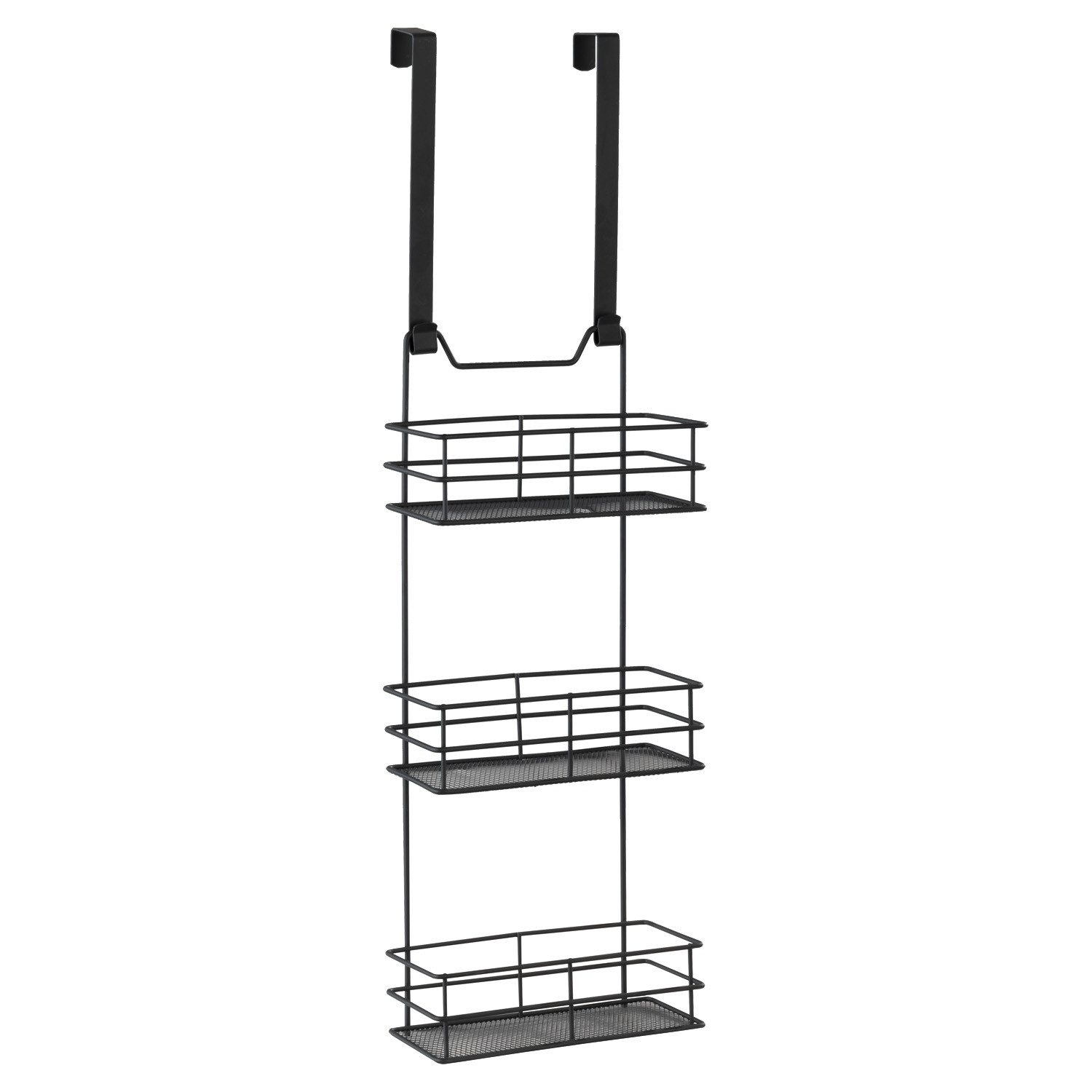 trendteam Türregal HARALD, 3 Fächer, Schwarz, Metall, B 23 x H 79 x T 10 cm günstig online kaufen