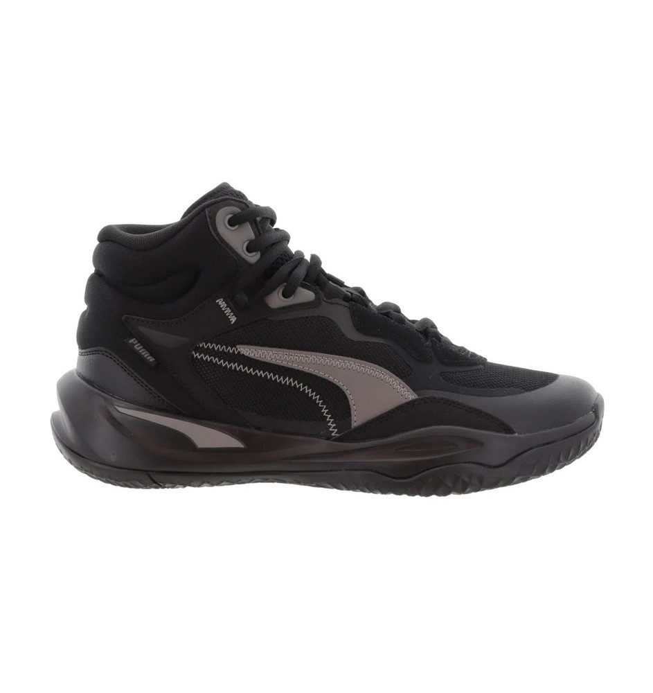 PUMA Hallen-Indoorschuhe Playmaker Pro Mid schwarz Herren Badmintonschuh