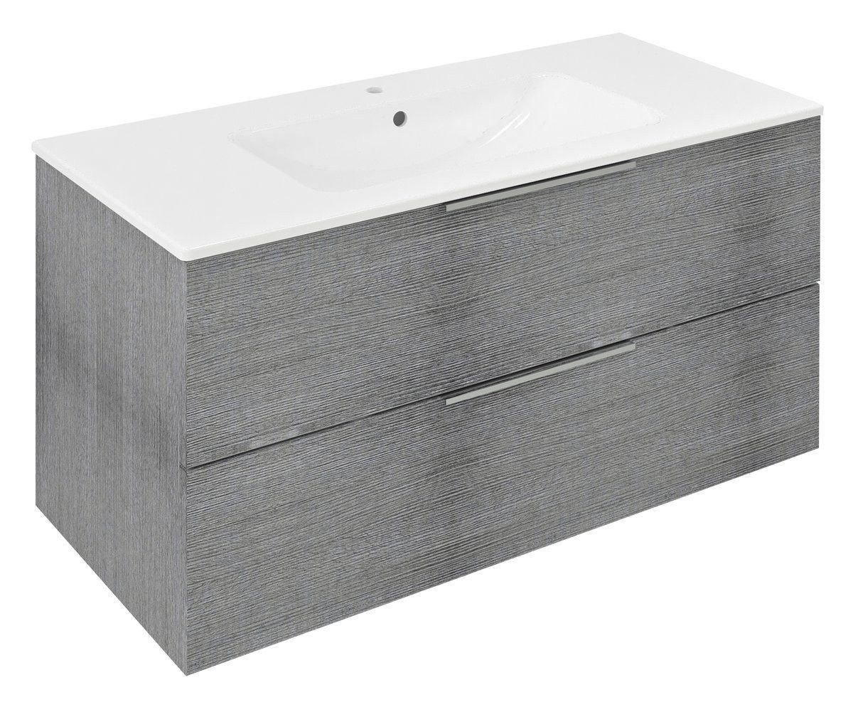 Sapho Waschbeckenunterschrank CIRASA Unterschrank 99,8x52x46cm, Silbereiche Sapho-CR100-1111