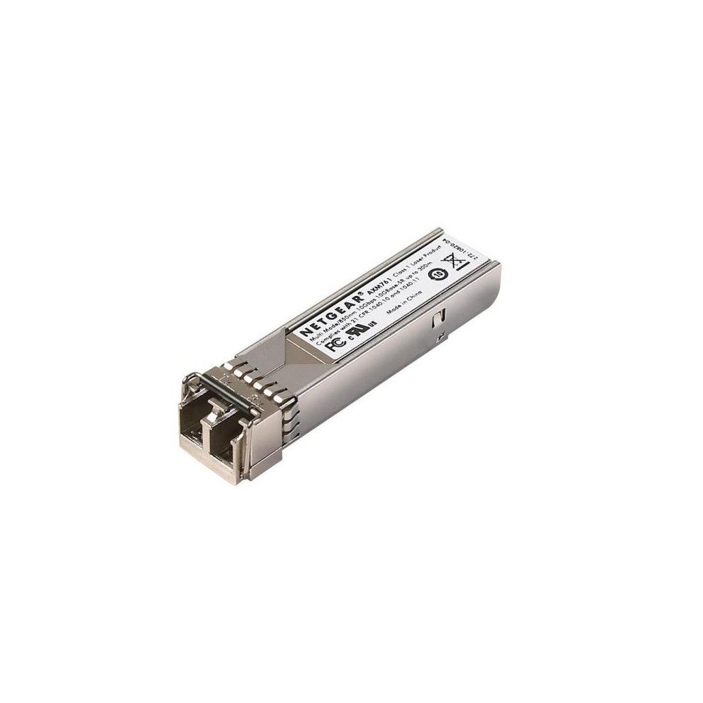 NETGEAR axm761-10000s sfp+ sr modul 10 gbps für kurze distanzen Netzwerk-Adapter SR (Short Range) zu SR (Short Range), Kompatibel mit SFP+ Ports