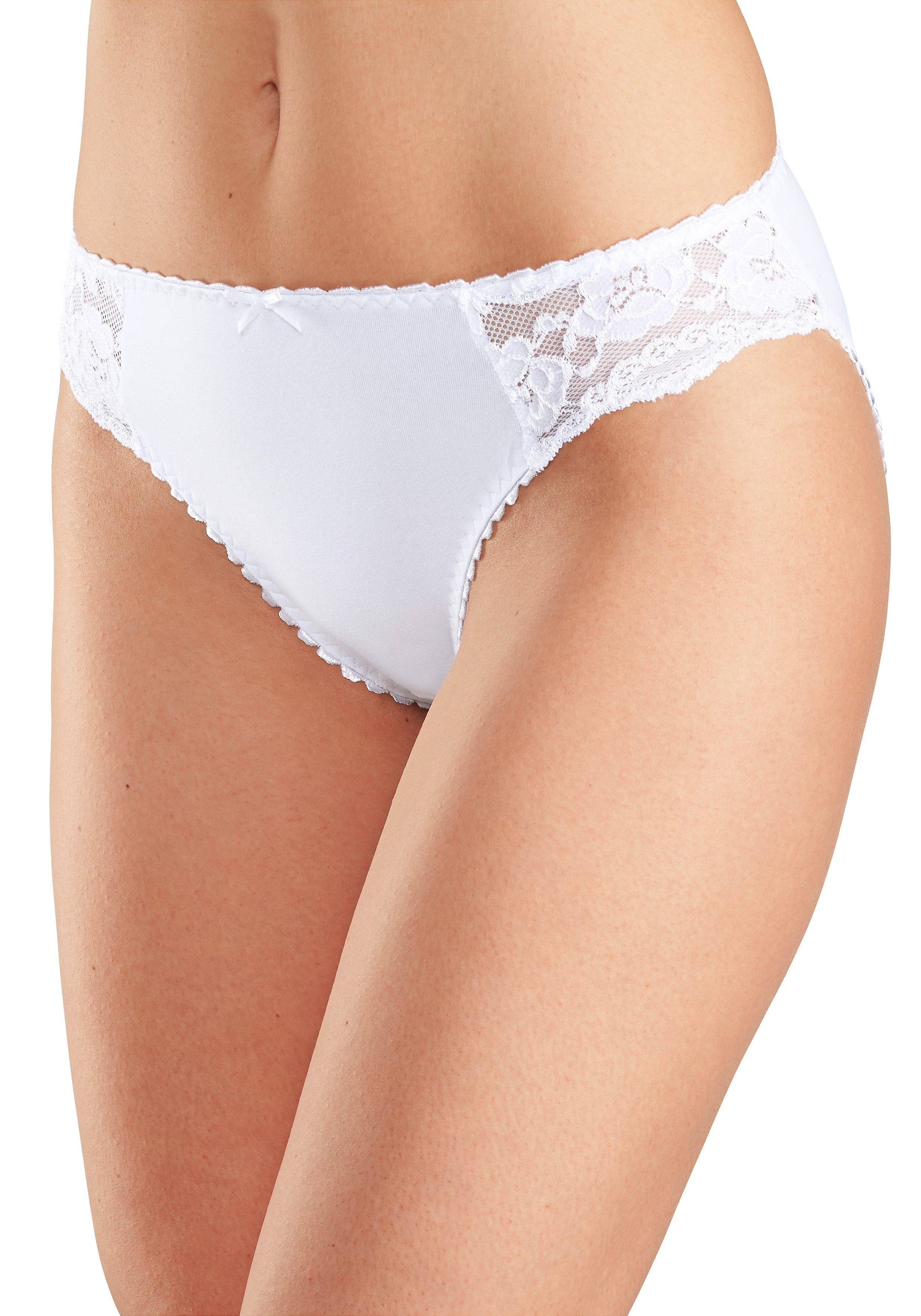 petite fleur Jazz-Pants Slips (3er-Pack) aus elastischer Baumwoll-Qualität