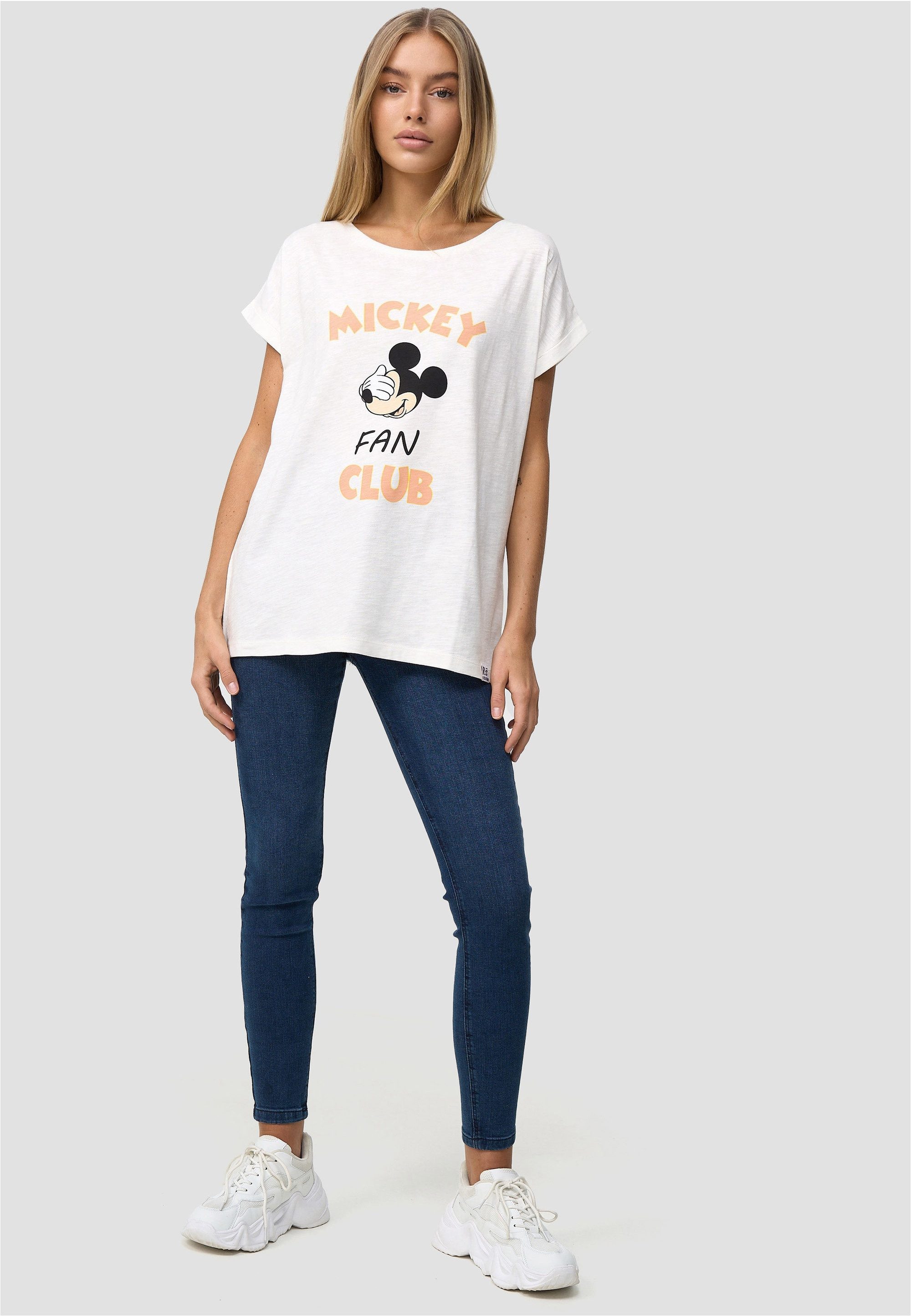 Recovered T-Shirt Mickey Mouse Fan Club im zeitlosen Design
