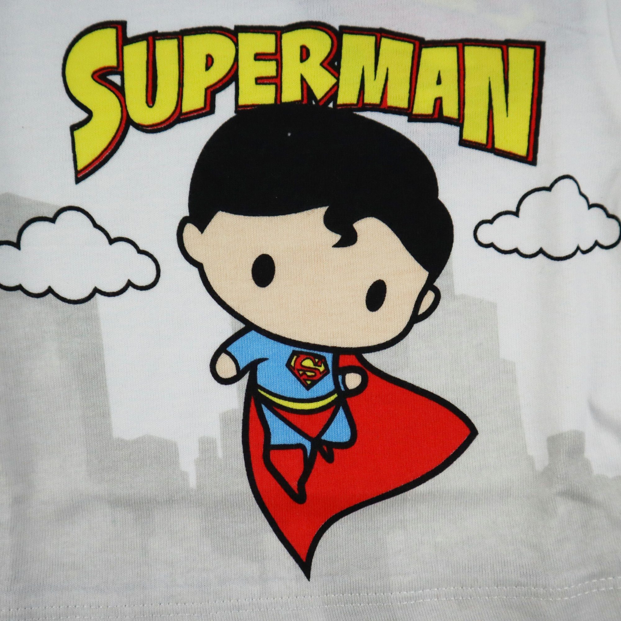 DC Comics Kurzarmbody DC Comics Superman Baby Body Strampler Gr. 62 bis 92, 100% Baumwolle
