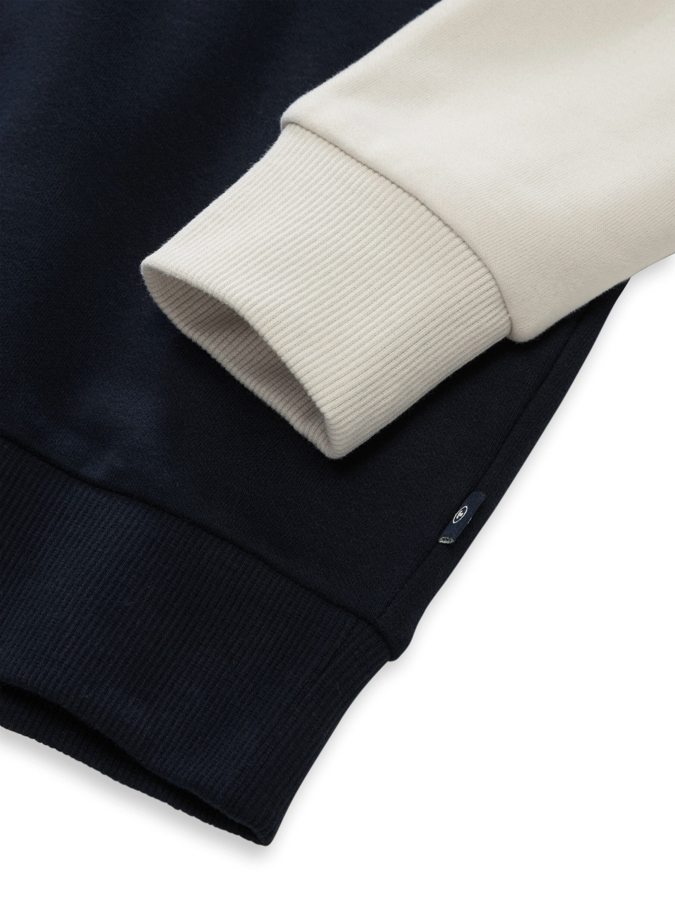 TOM TAILOR Kapuzensweatshirt im Colorblocking-Design
