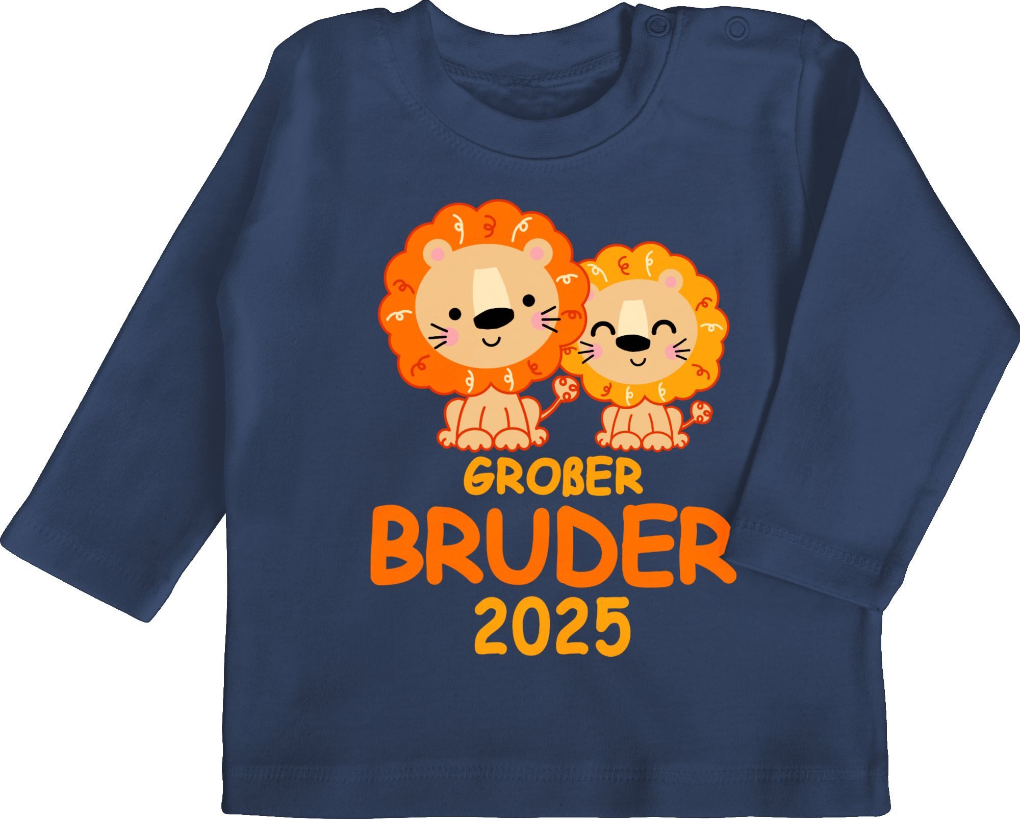 T-Shirt Großer Bruder 2025 mit Löwen