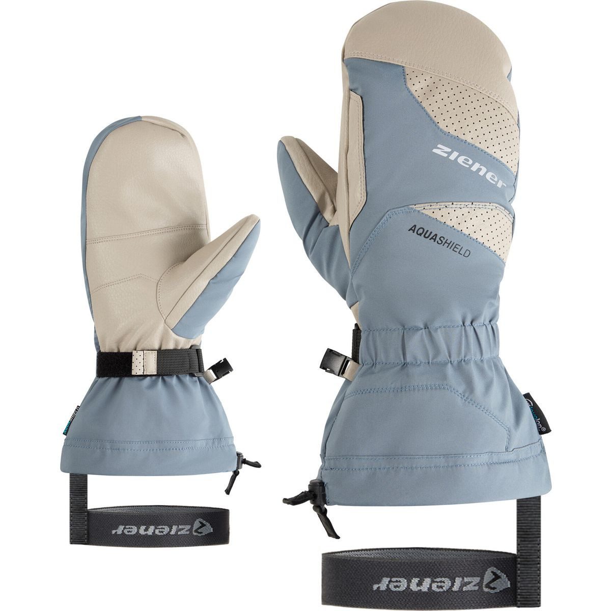 Ziener Skihandschuhe Gaikus-z AS AW Mitten Glove man Hochfunktionale Skifäustlinge für Herren, die Wärme, Komfort und