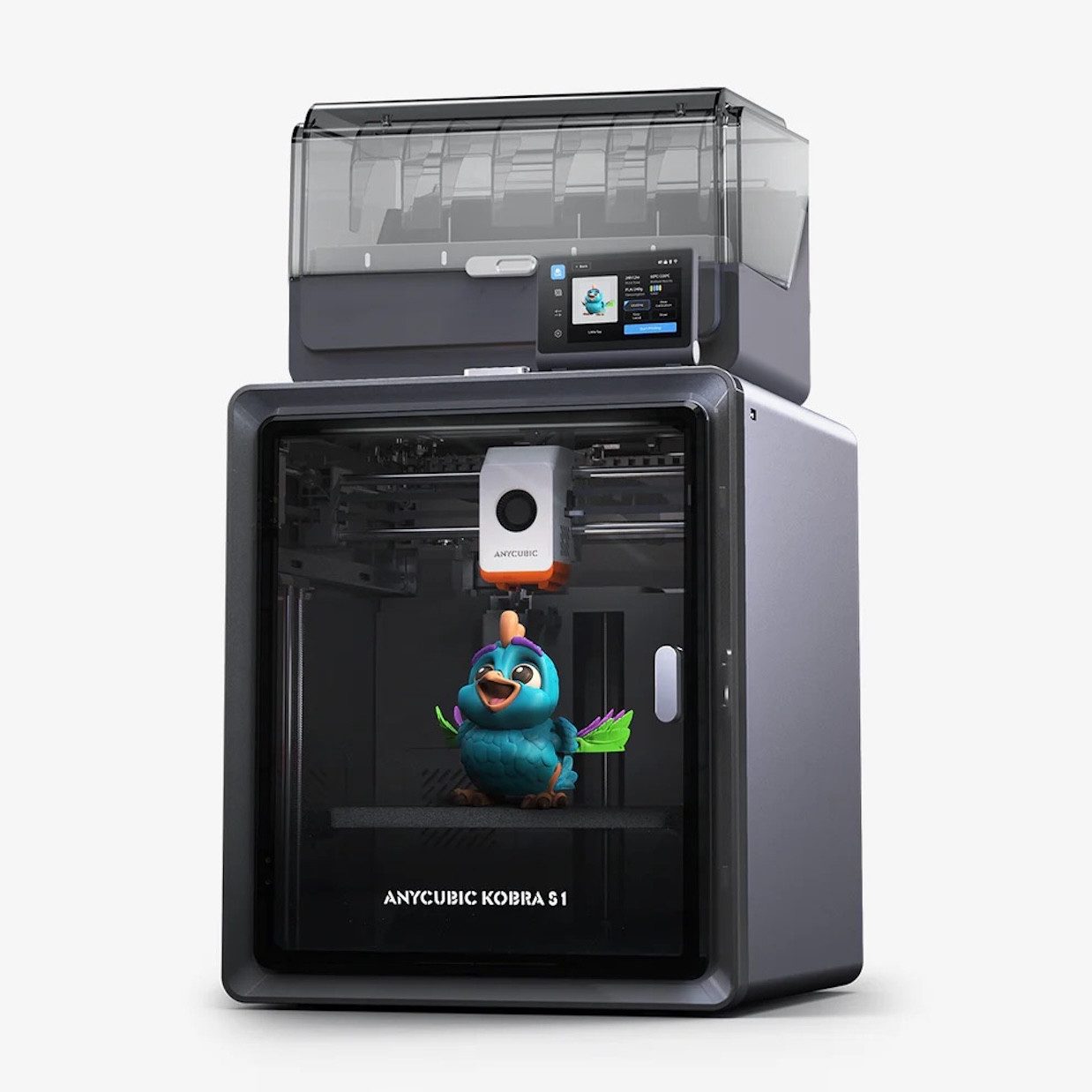 ANYCUBIC 3D-Drucker Anycubic Kobra S1 Combo 3D Drucker mehrfarbig, Kompatibel mit allen gängigen Filamenten