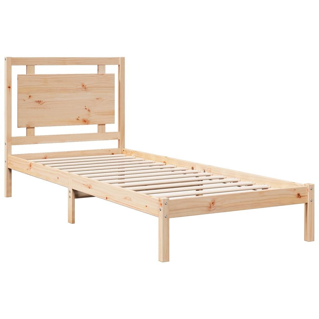 vidaXL Bett Massivholzbett Extra Lang ohne günstig online kaufen