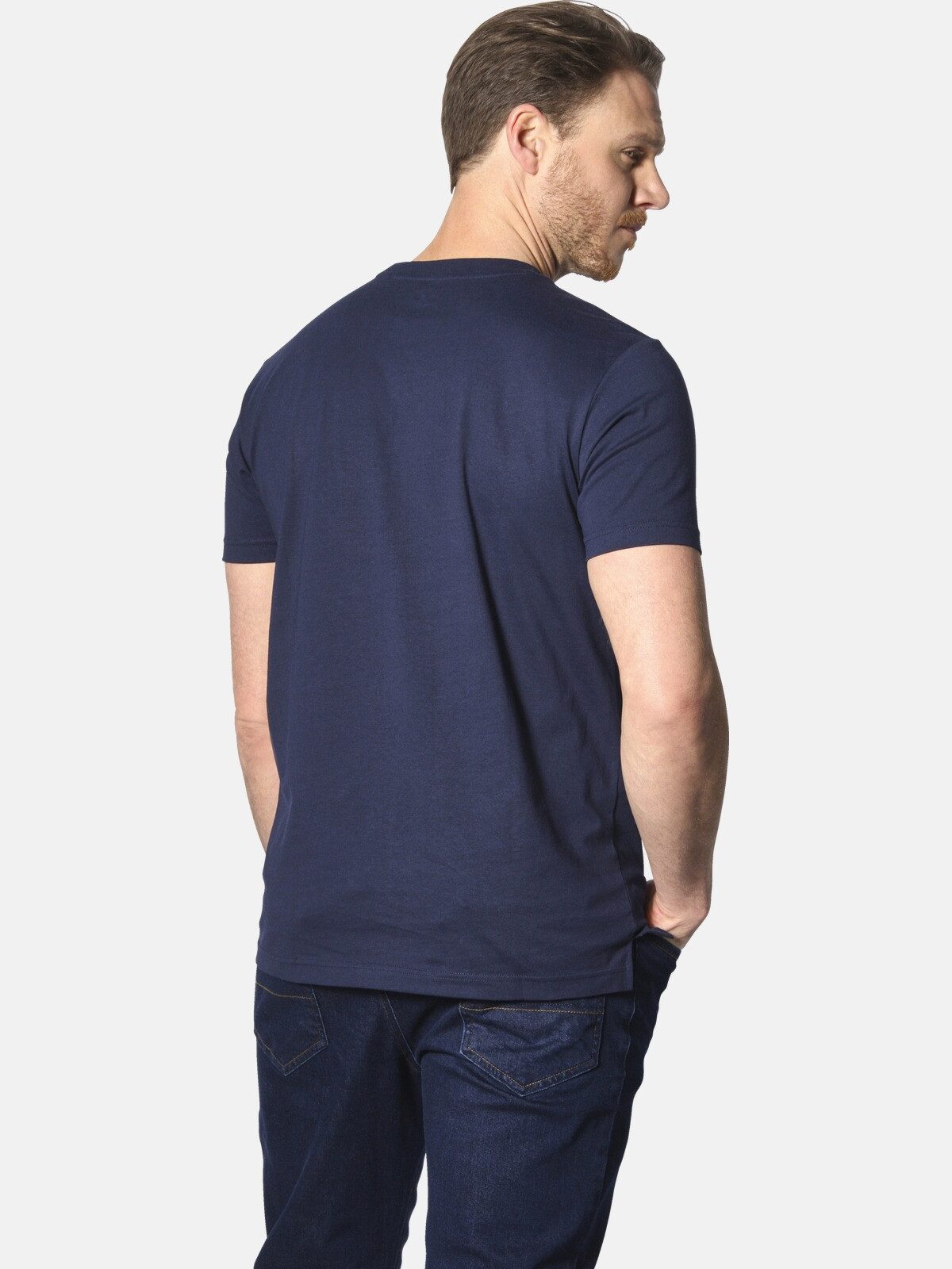 Jan Vanderstorm T-Shirt HAKSE mit nordischem Aufdruck günstig online kaufen